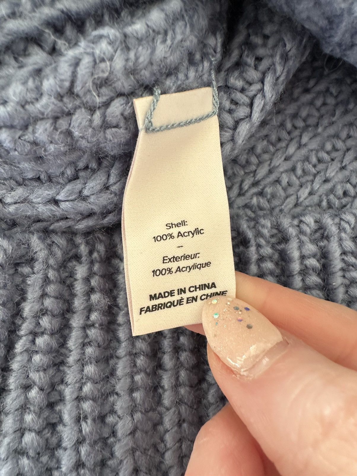 Cinq a Sept Cinq à Sept Bonjour Blue Knit Sweater Size S / US 4 / IT 40 - 9 Thumbnail