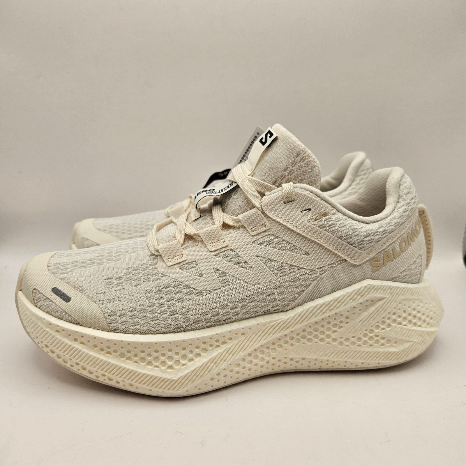 Salomon SALOMON WOMEN'S 7 AERO GLIDE 3 W VANILLA INCE CREAM RUNNING Size US 7 / IT 37 - 2 Thumbnail