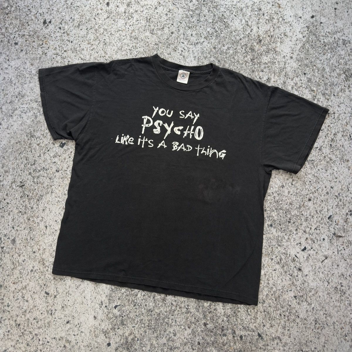 Vintage Vintage Faded Thrashed Psycho Tee ERD Grunge Size US XL / EU 56 / 4 - 7 Thumbnail