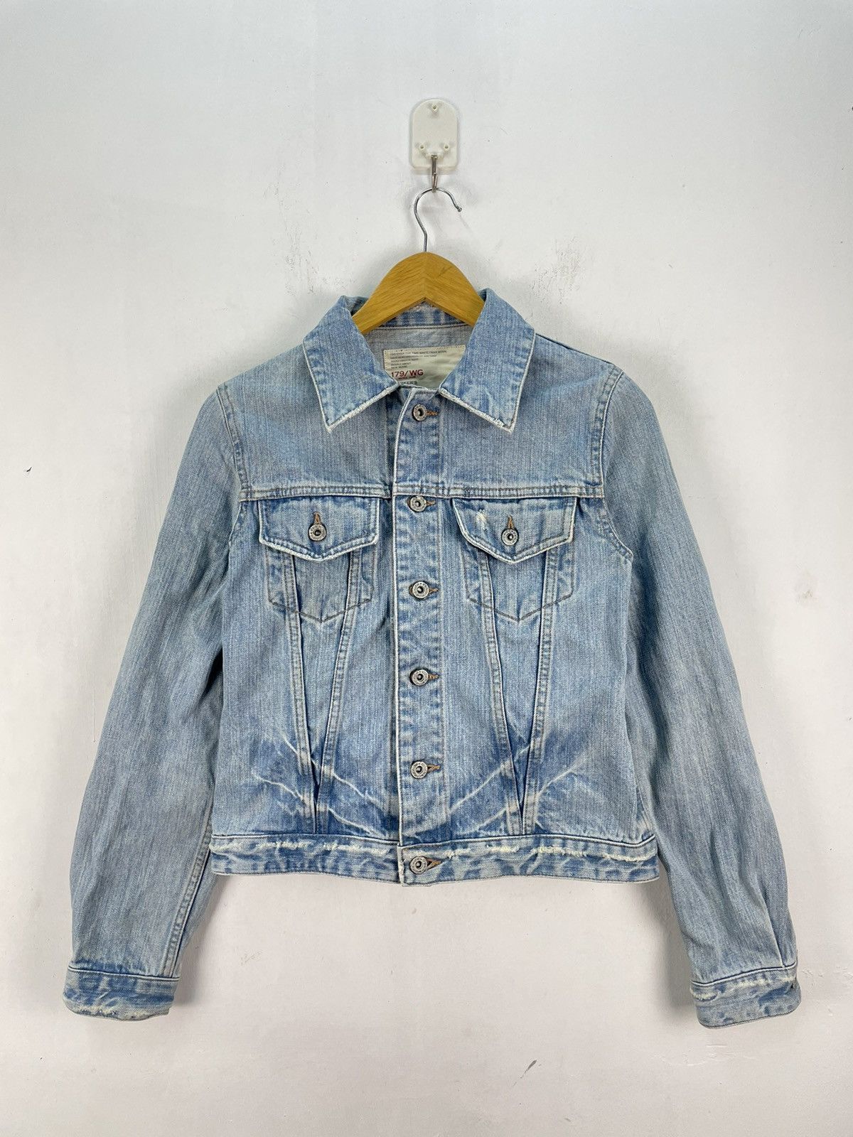 Vintage Vintage 90s Japanese Brand Denim Jacket Size S Size US S / EU 44-46 / 1 - 1 Thumbnail