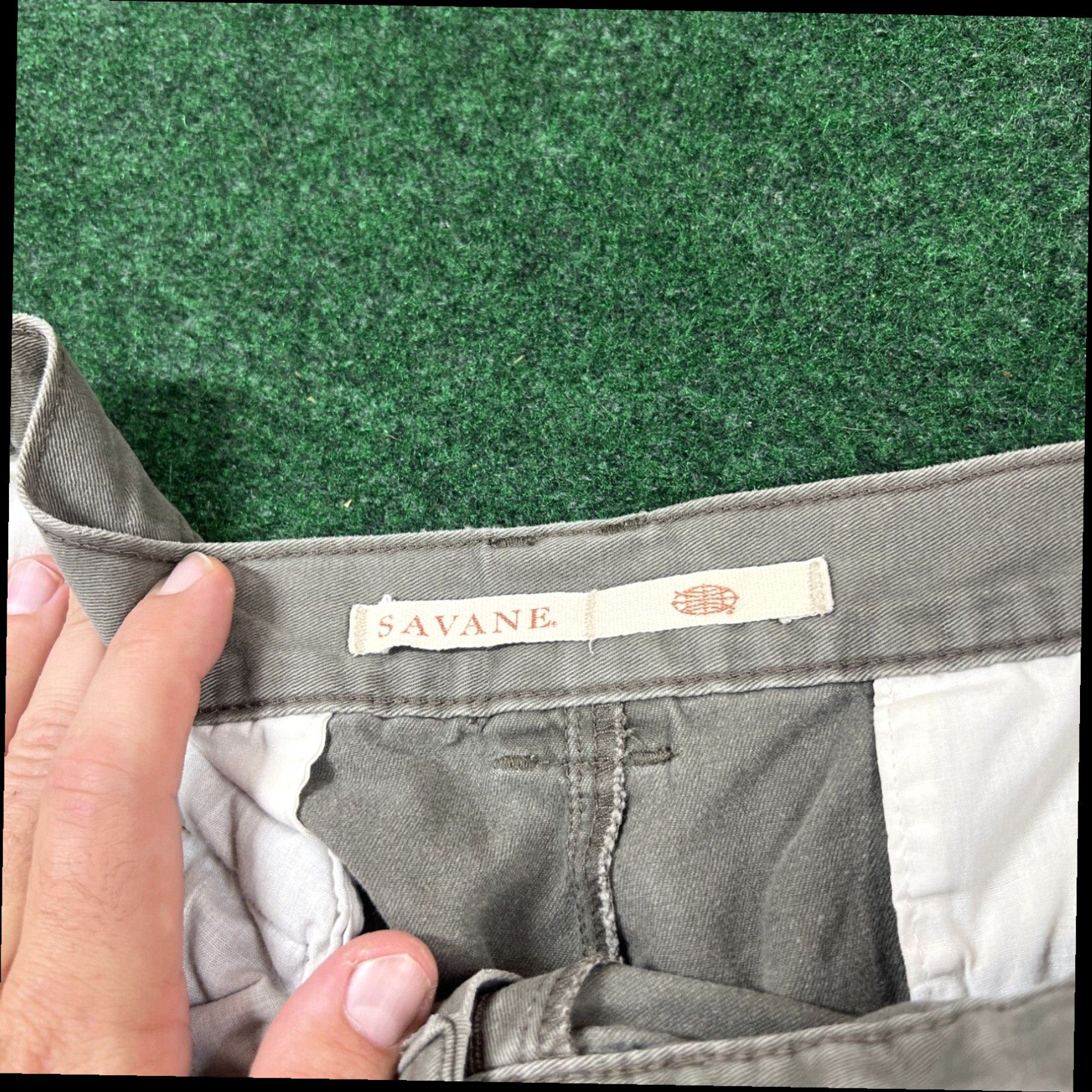Savane Savane Cargo Shorts Mens 40 Measured 38 Faded Green Hiking Fishing Outdoors Size US 38 / EU 54 - 5 Thumbnail