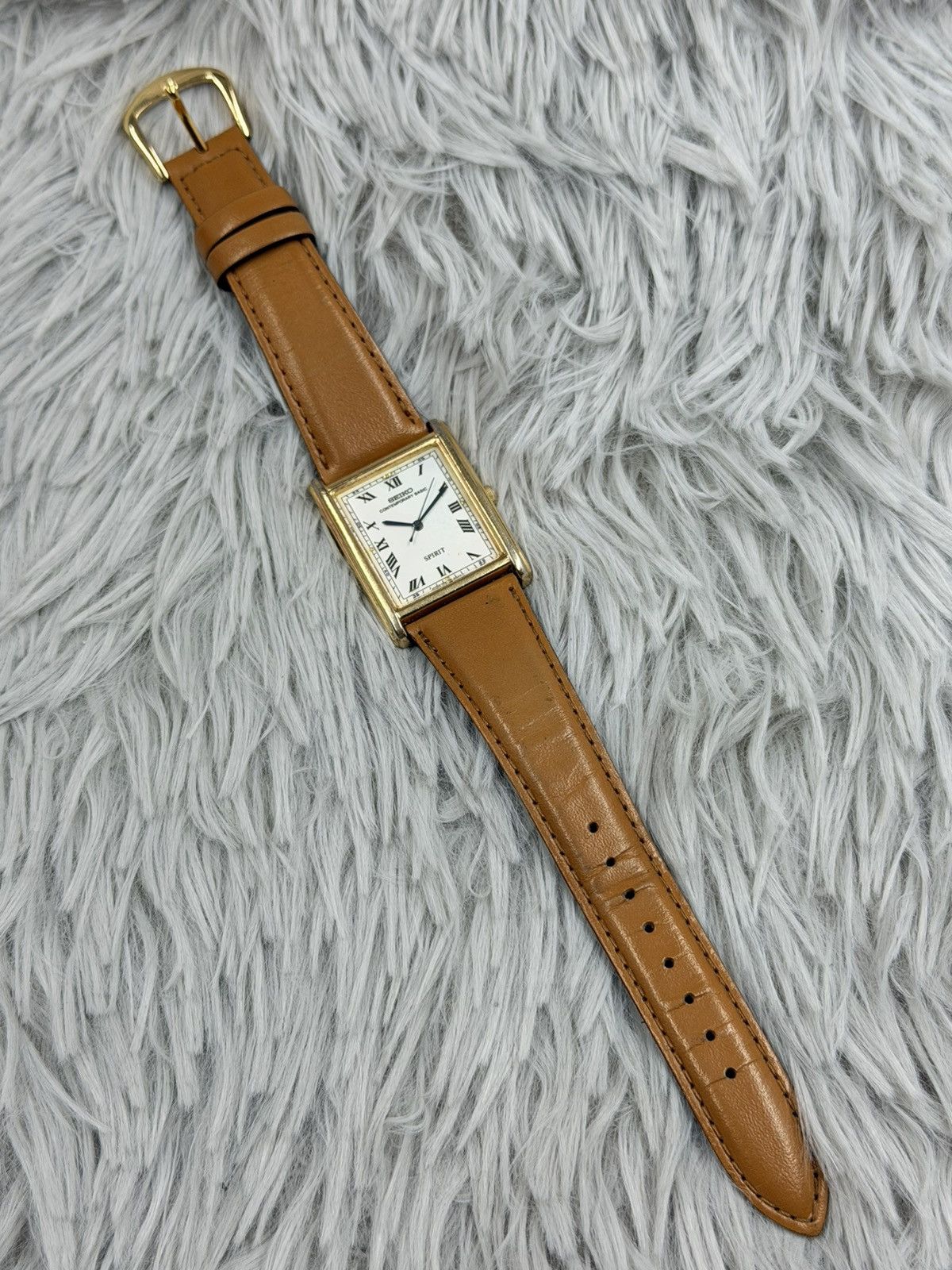 Seiko Rare SEIKO Tank Contemporary Basic Spirit Quartz Men’s Watch Size ONE SIZE - 12 Thumbnail