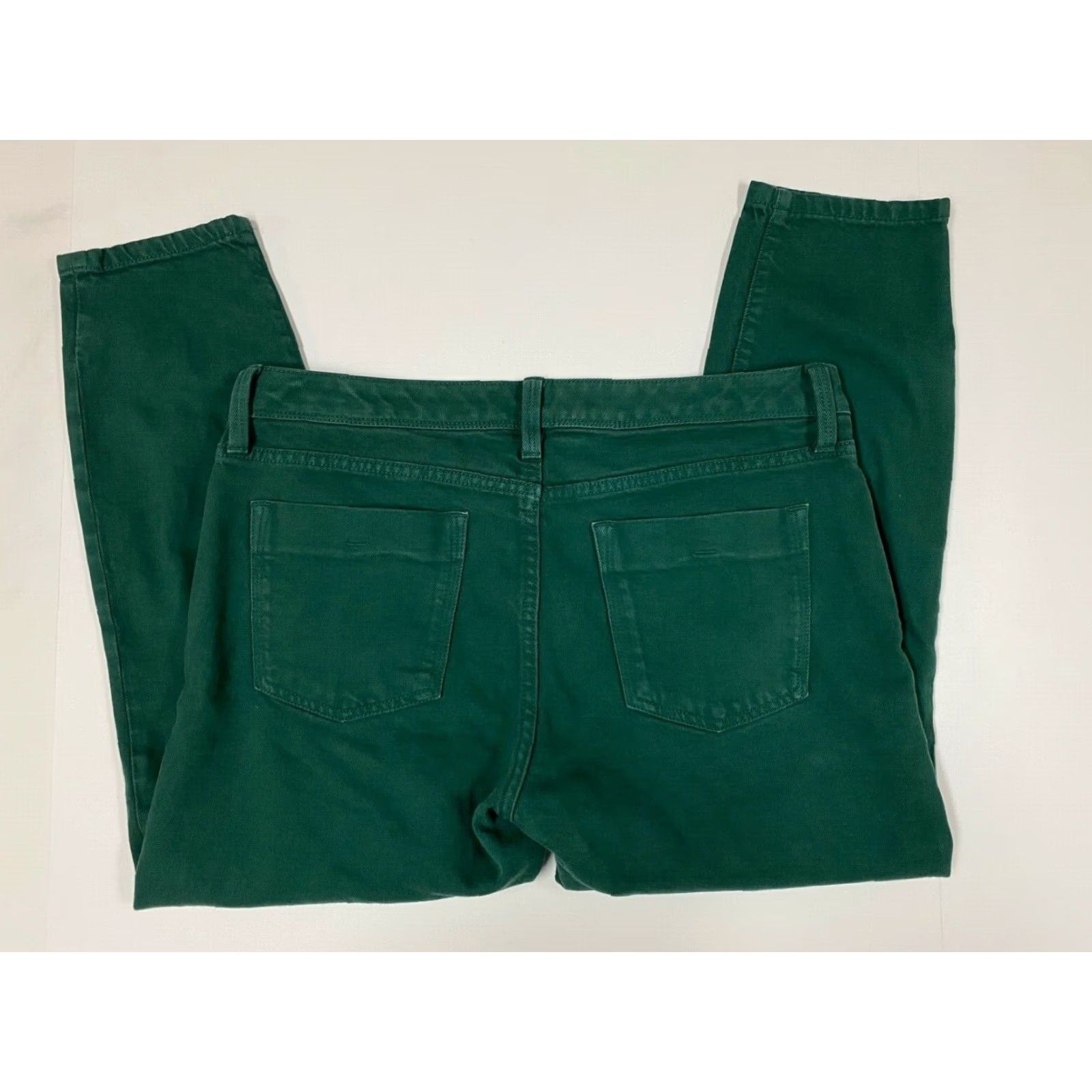 Banana Republic Banana Republic Jeans Womens 30P Skinny Denim Cotton Blend Zip Green 24in Inseam Regular Pockets Womens Size 30" / US 8 / IT 44 - 5 Thumbnail