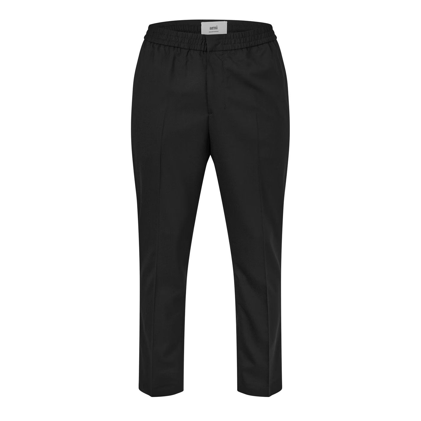 AMI o1g2r1mq0326 Elasticated Waist Trousers in Black Size US 36 / EU 52 - 1 Thumbnail
