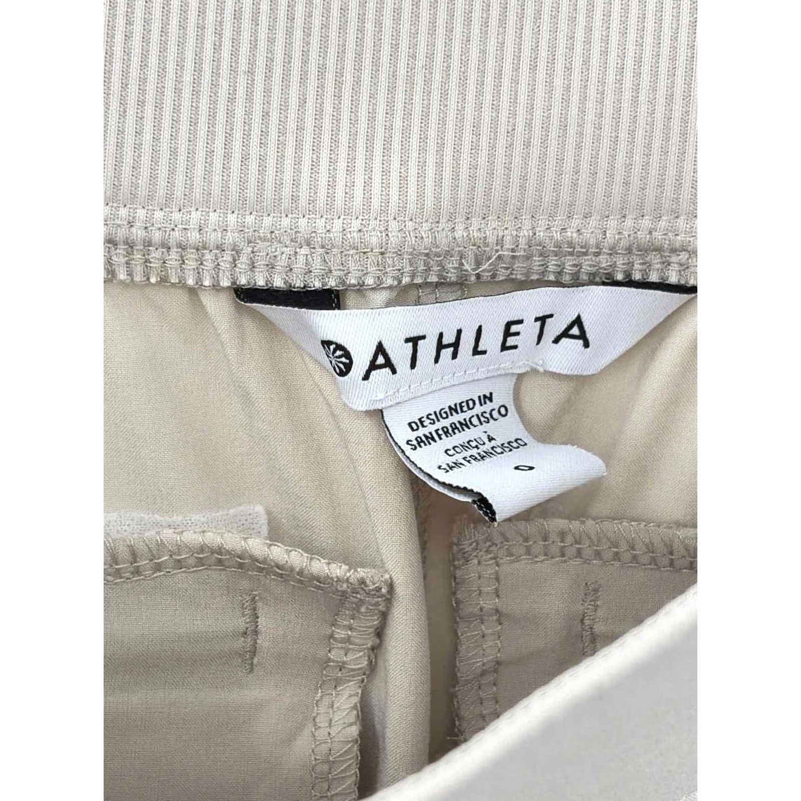 Athleta Athleta Pull On Pants Tan 0 Regular Size 25" / US 0 / IT 36 - 3 Thumbnail