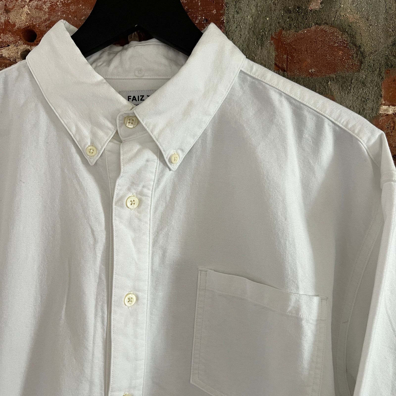 Japanese Brand FAIZ T.S. Made in Japan Men's Selvedge Oxford Shirt M NWT Size US M / EU 48-50 / 2 - 1 Thumbnail