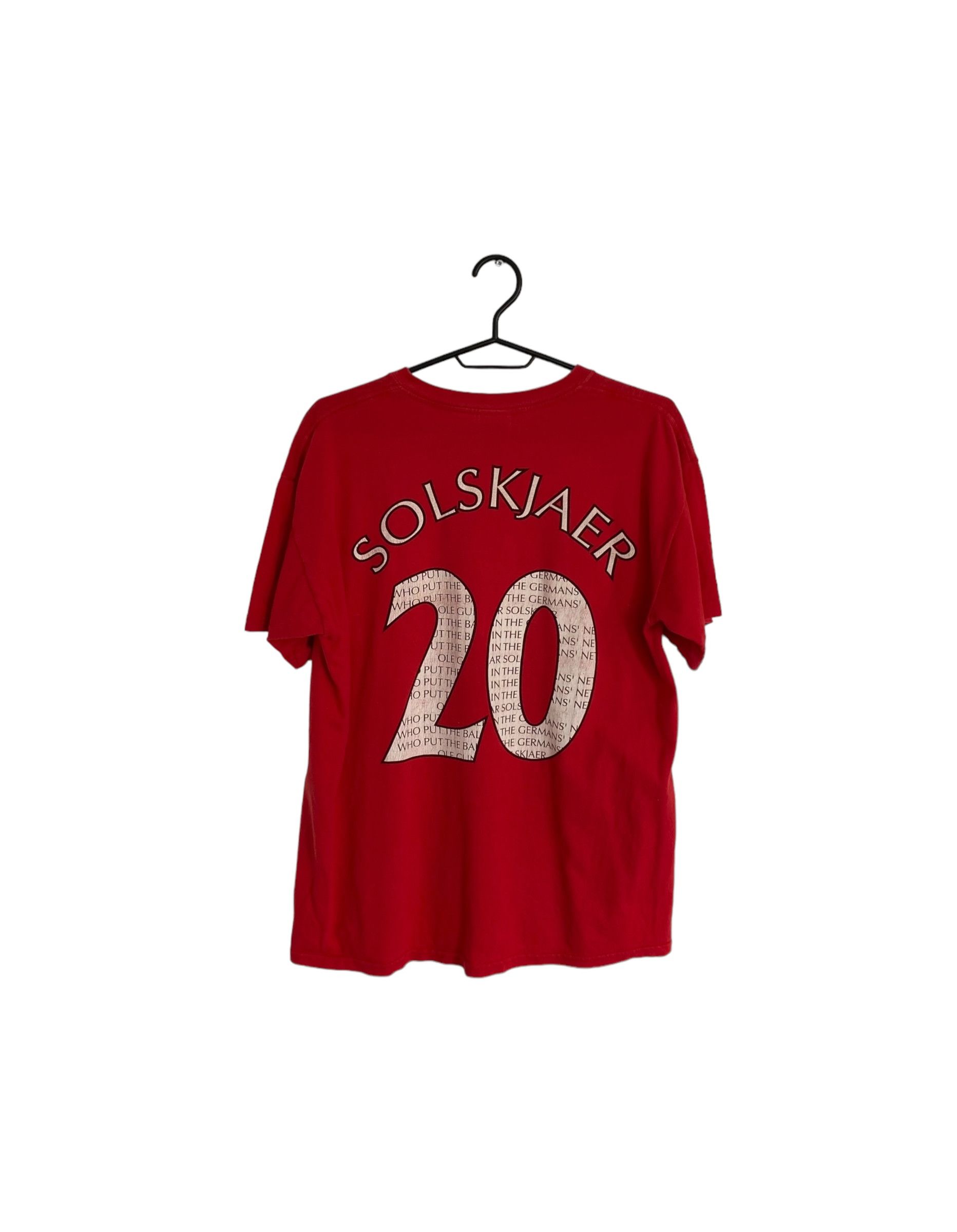Vintage Ole Gunnar Solskjaer Manchester United vintage tee Size US M / EU 48-50 / 2 - 5 Thumbnail