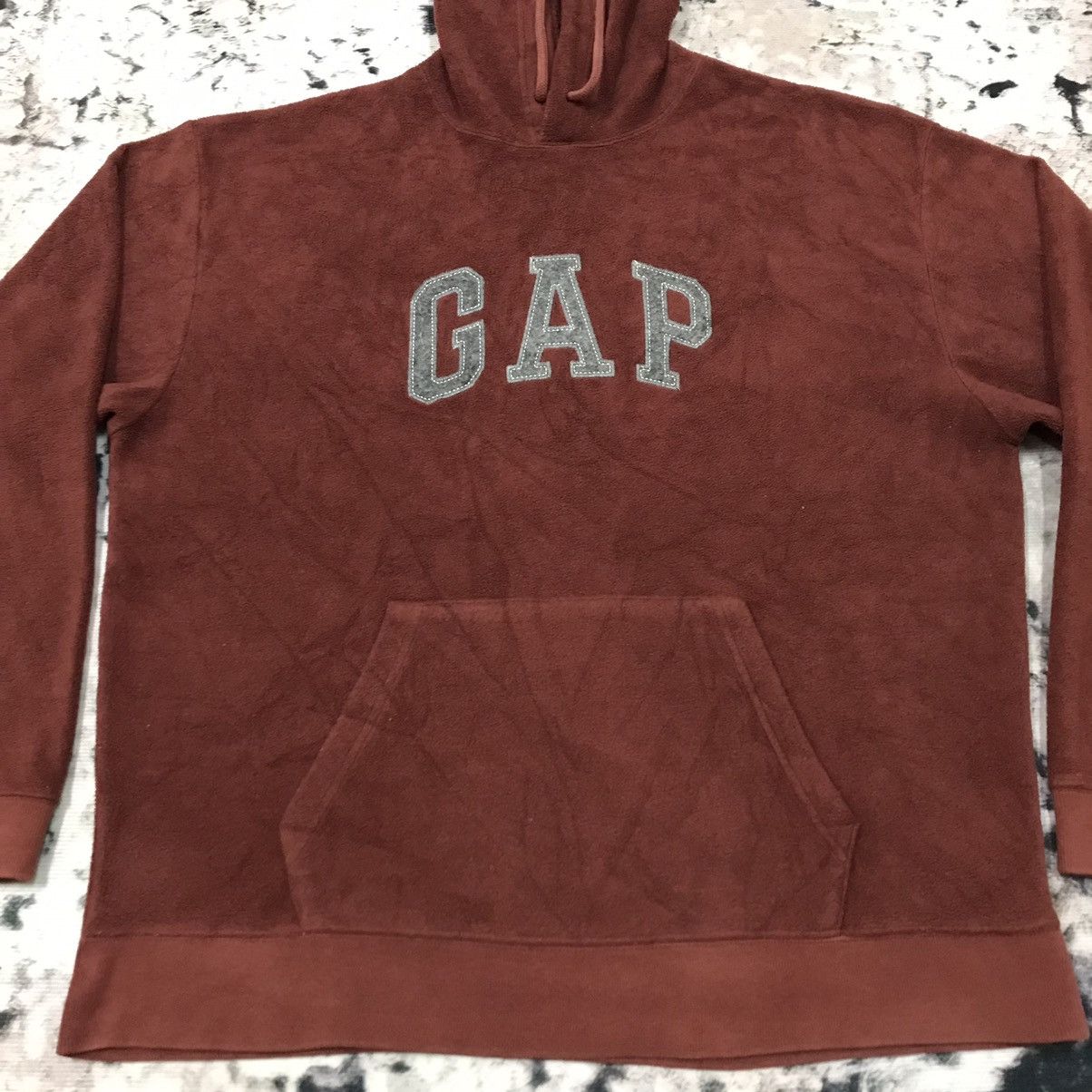 Gap × Vintage Vintage Gap Pullover Fleece Sweater Hoodie Size US L / EU 52-54 / 3 - 4 Thumbnail