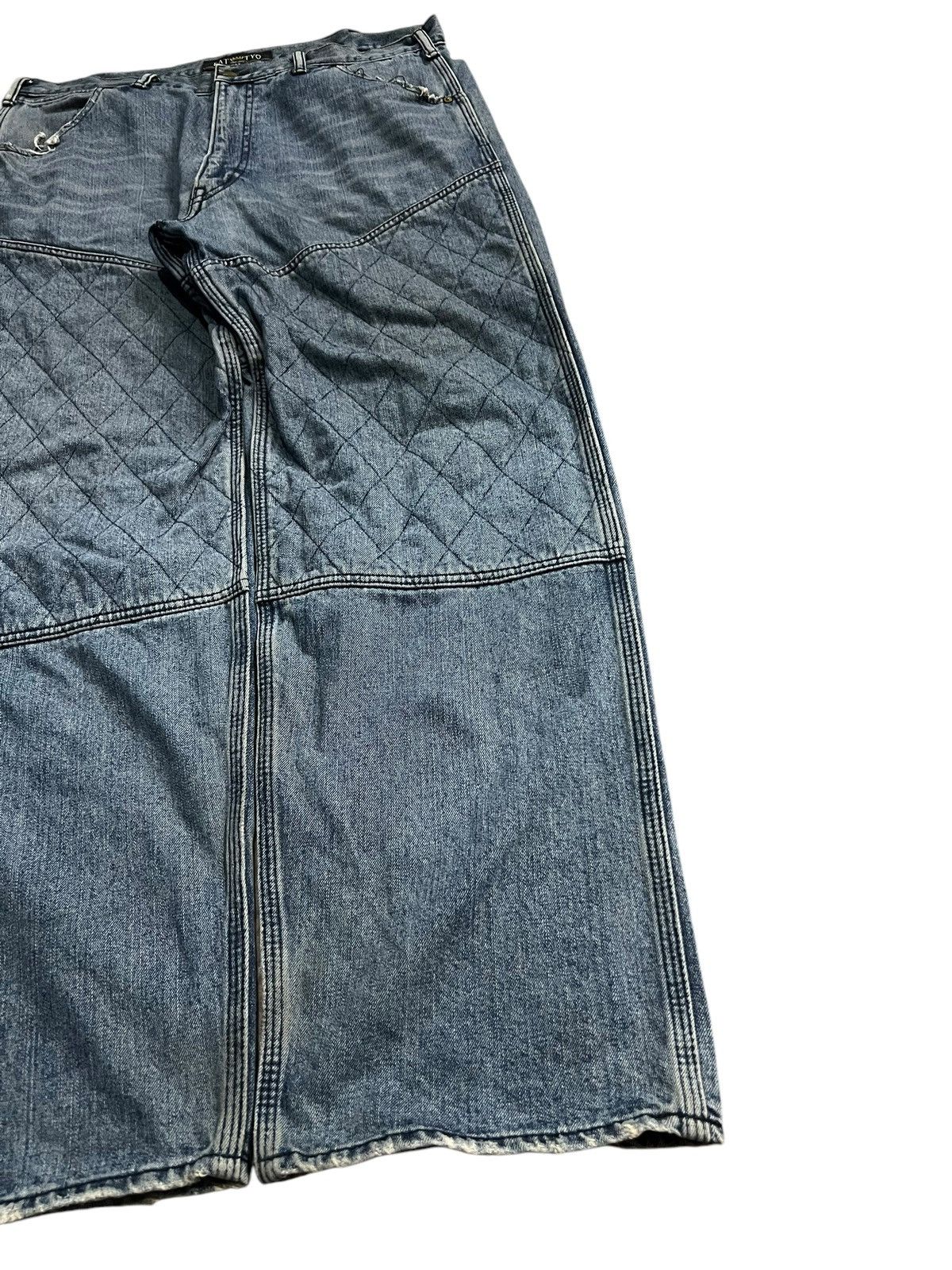 Fat Tokyo × If Six Was Nine 💥Baggy💥Vintage Fat Tyo Sashiko Boro Style Denim Size US 36 / EU 52 - 4 Thumbnail