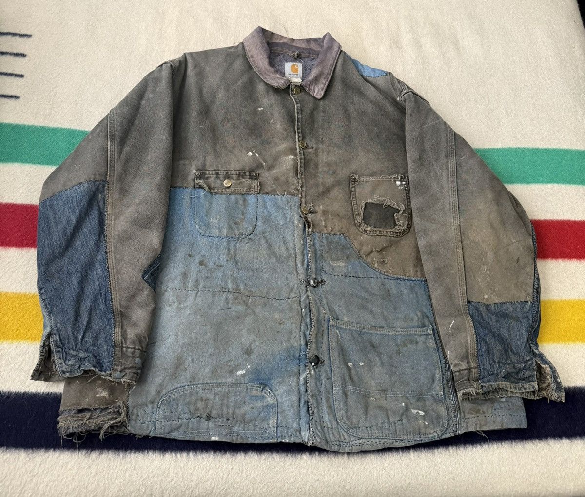 Carhartt Carhartt Chore Coat Boro Patchwork Distressed Thrashed Size US XXL / EU 58 / 5 - 1 Thumbnail
