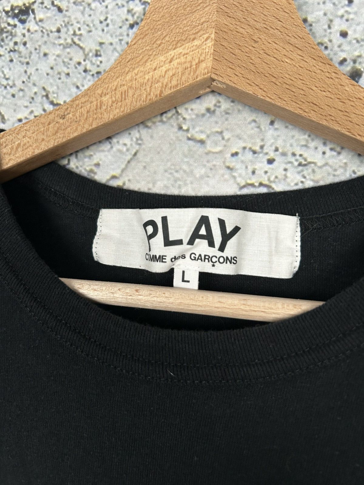 Comme des Garcons PLAY CDG Comme Des Garcons Play Black Tee Heart Streetwear Japan Size US L / EU 52-54 / 3 - 4 Thumbnail