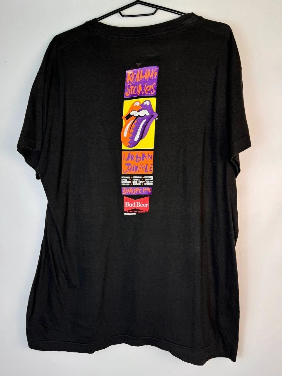 Other Vintage shirt The Rolling Stones Europe 1990 Tour Rare XL Size US XL / EU 56 / 4 - 6 Thumbnail