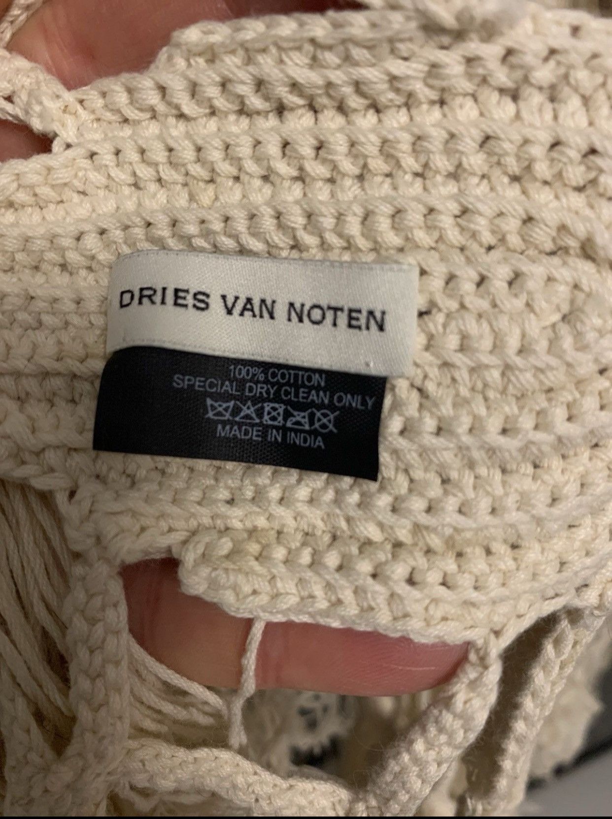 Dries Van Noten Hand made scarf Size ONE SIZE - 4 Thumbnail