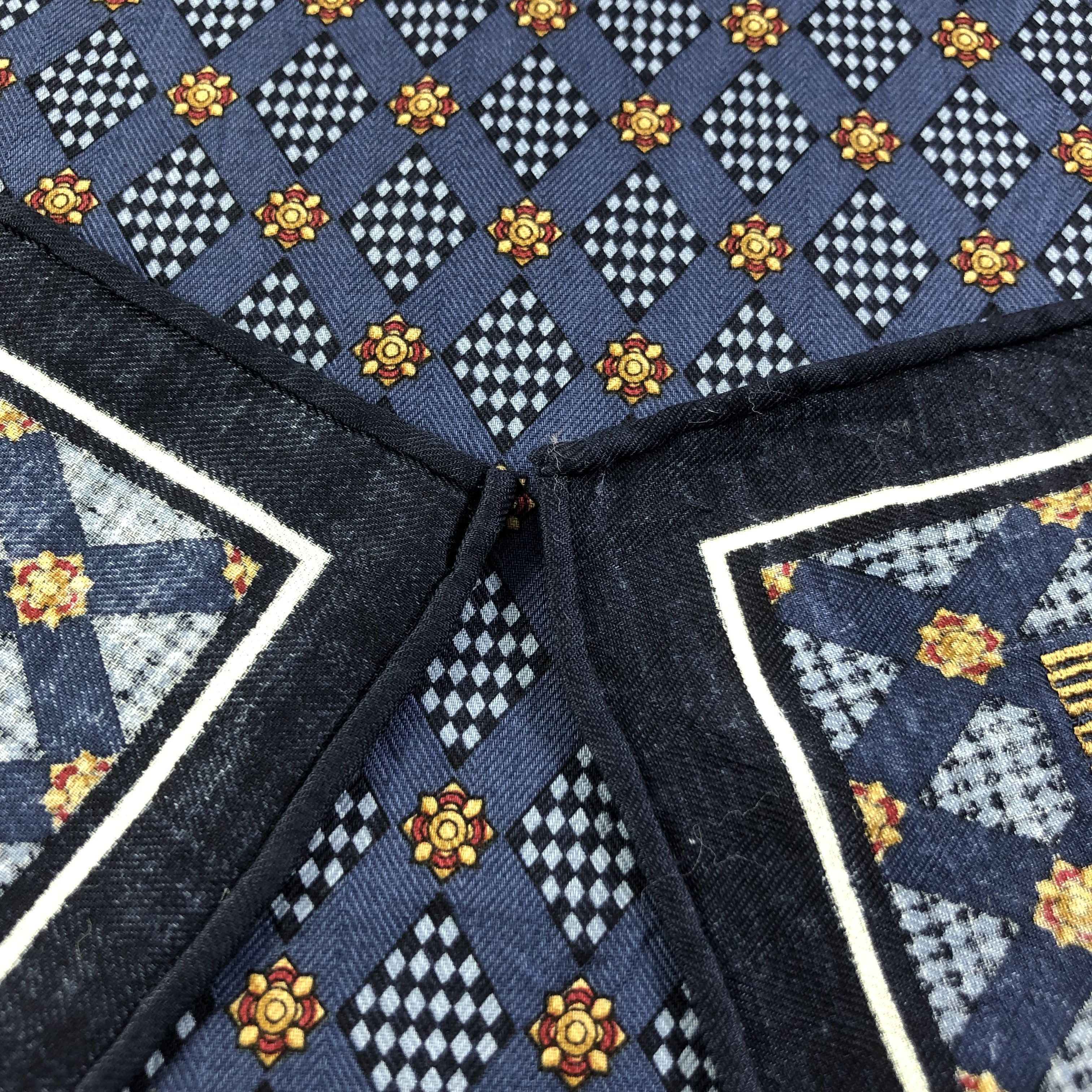 Alfred Dunhill Dunhill Handkerchief Neckerchief Bandana H1477 Size ONE SIZE - 6 Thumbnail
