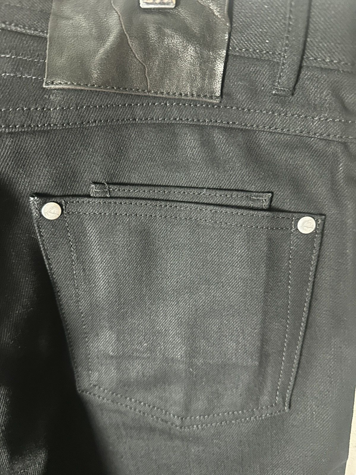 Unsound Rags UNSOUNDRAGS Q CUT JEANS BLACK RAW DENIM Size US 32 / EU 48 - 8 Thumbnail