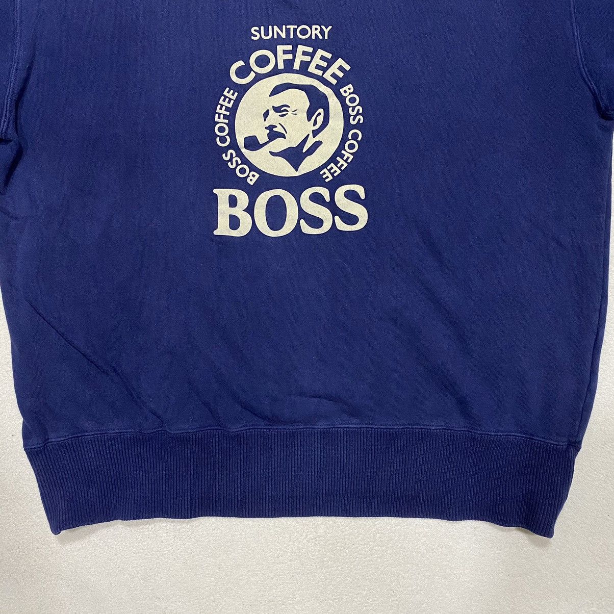 Japanese Brand × Vintage Vintage SUNTORY BOSS COFFEE Big Logo Boxy Sweatshirt Size US L / EU 52-54 / 3 - 3 Thumbnail
