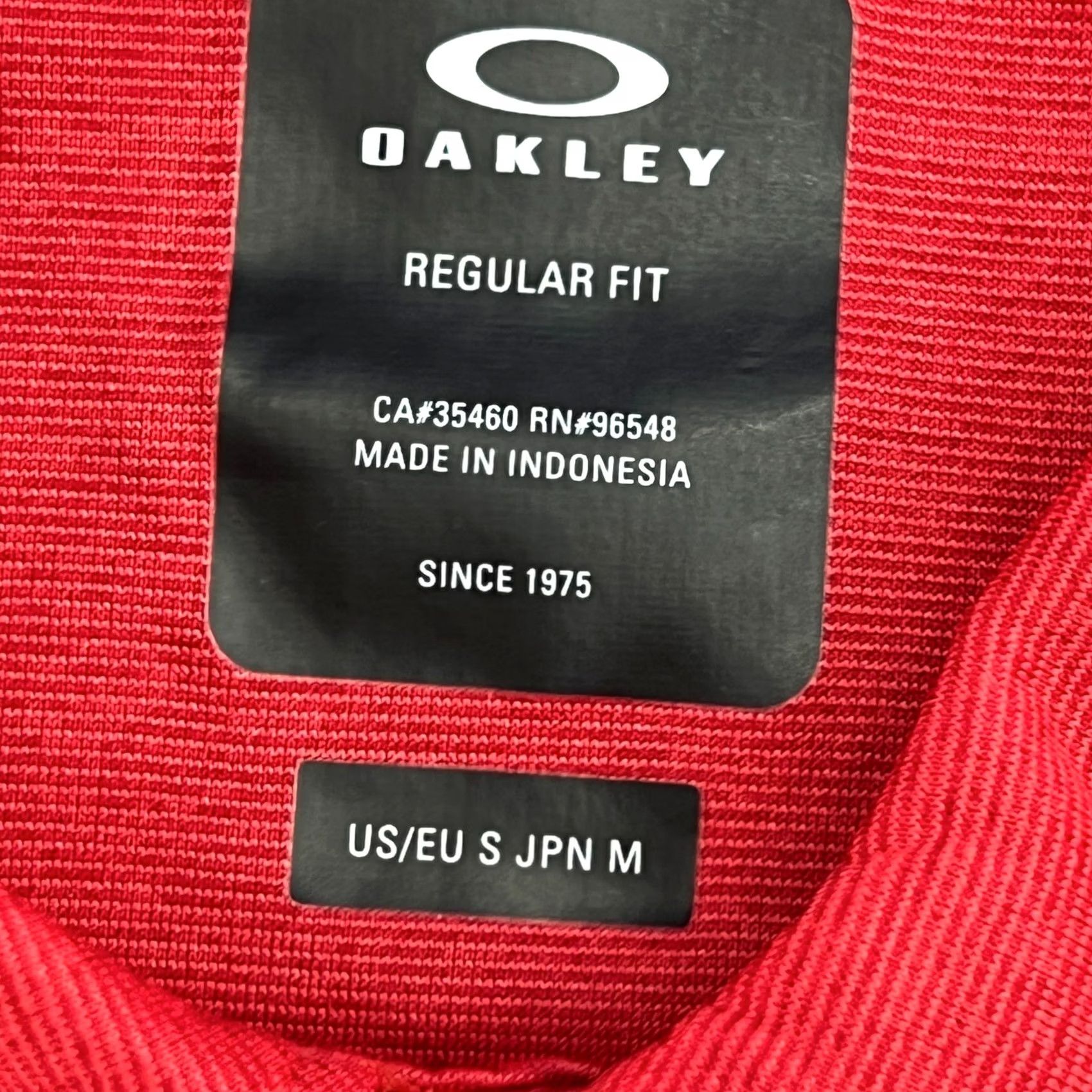 Oakley Oakley Polo Shirt Mens Small Red Short Sleeve Regular Fit Size US S / EU 44-46 / 1 - 4 Thumbnail