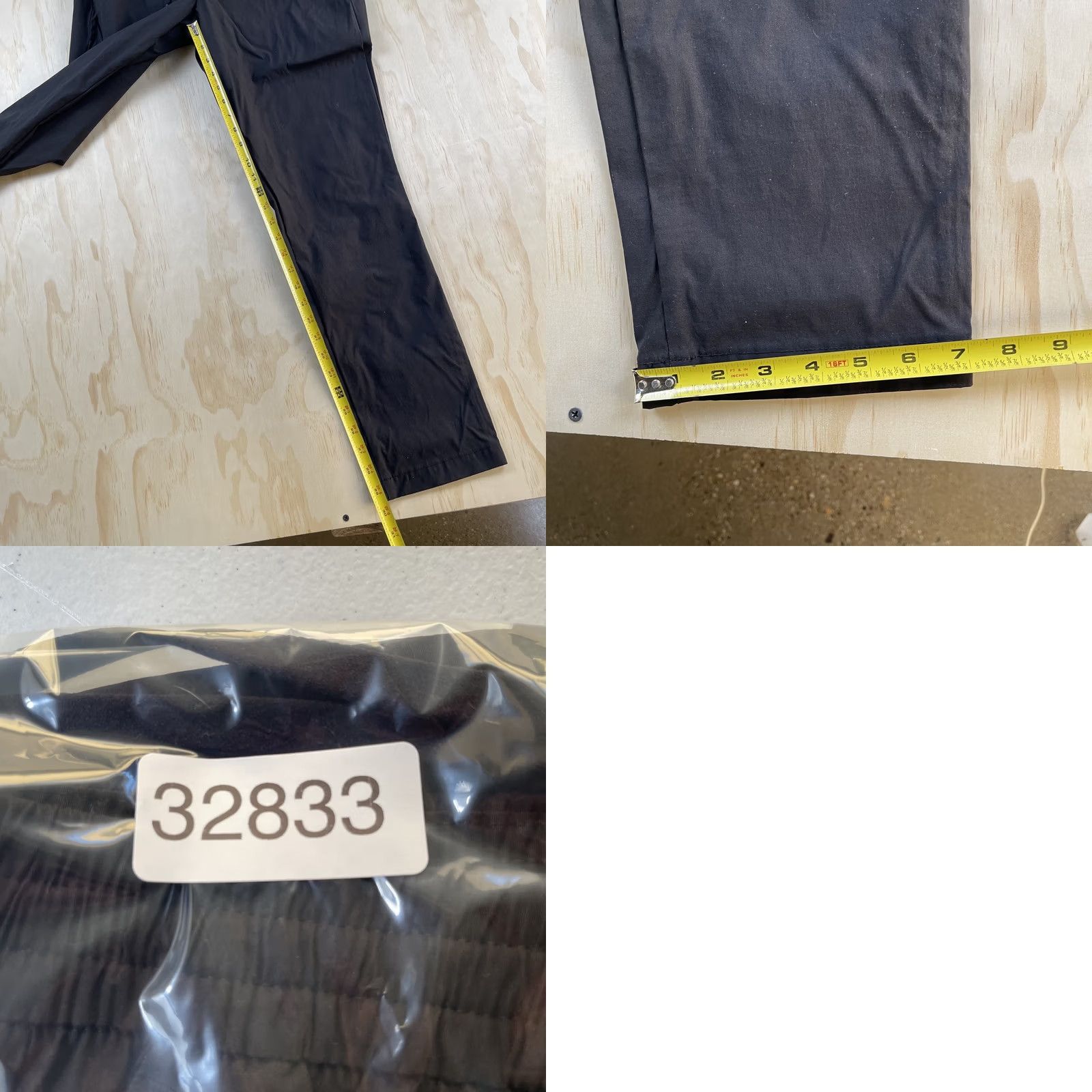 Gap Gap Jogger Pants Mens Medium Black Elastic Waist Drawstring Straight Leg Casual Size US 31 - 8 Thumbnail