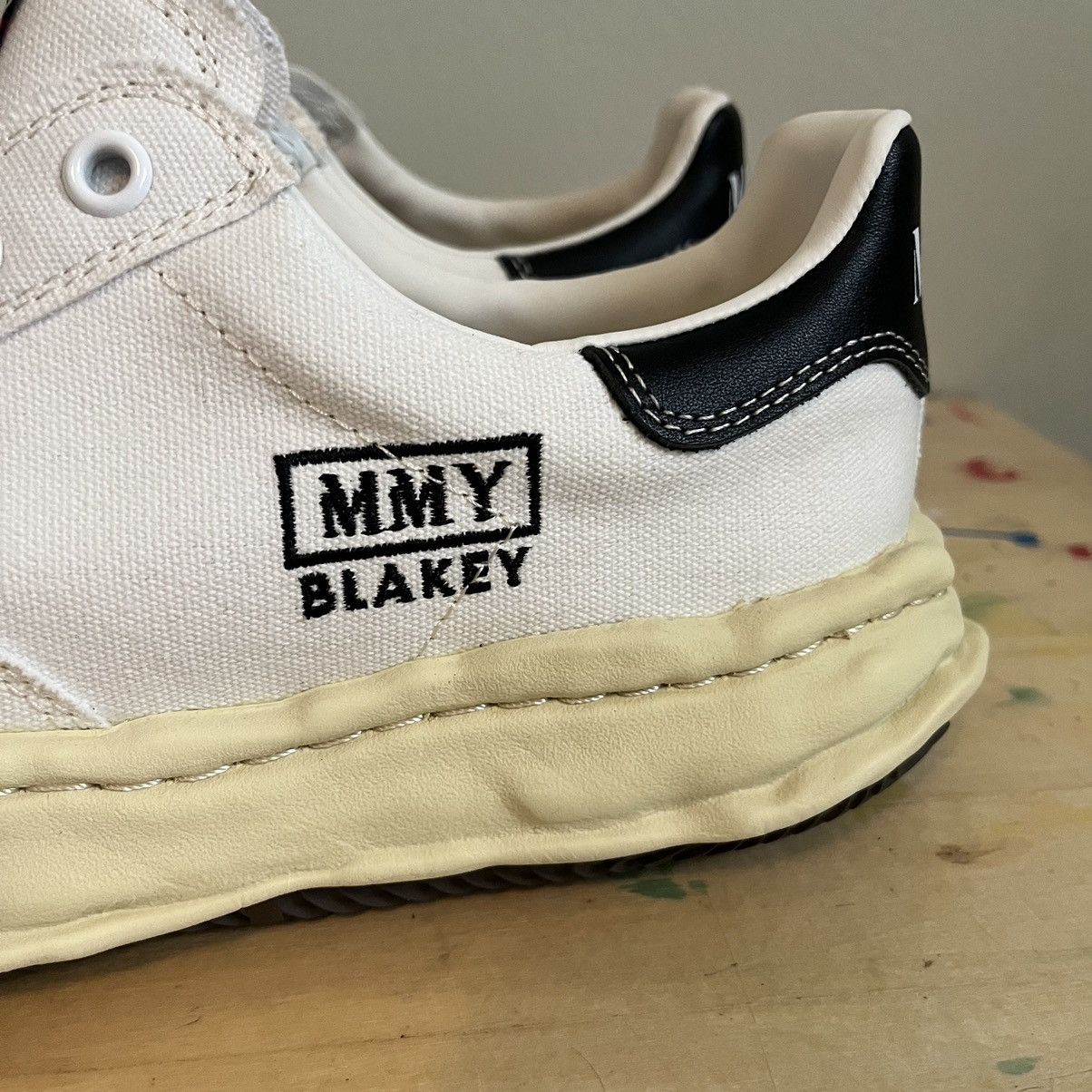 Maison MIHARA YASUHIRO Blakey Low Overdyed OG Sole Shoe Size US 11 / EU 44 - 3 Thumbnail