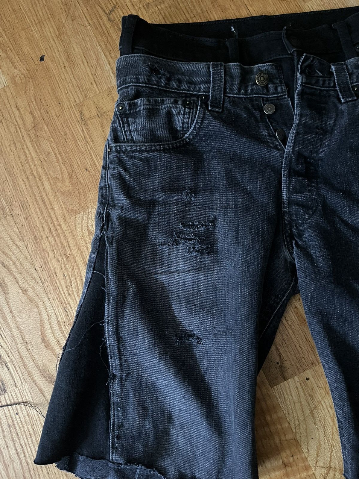 Other double waisted flared jorts Size US 32 / EU 48 - 2 Thumbnail