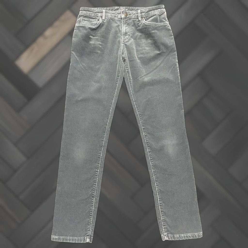 Ann Taylor Ann Taylor Loft Corduroy Pants Women's Regular Size 27 Grey Skinny Relaxed Workwear Casual Pants Size 27" / US 4 / IT 40 - 1 Thumbnail