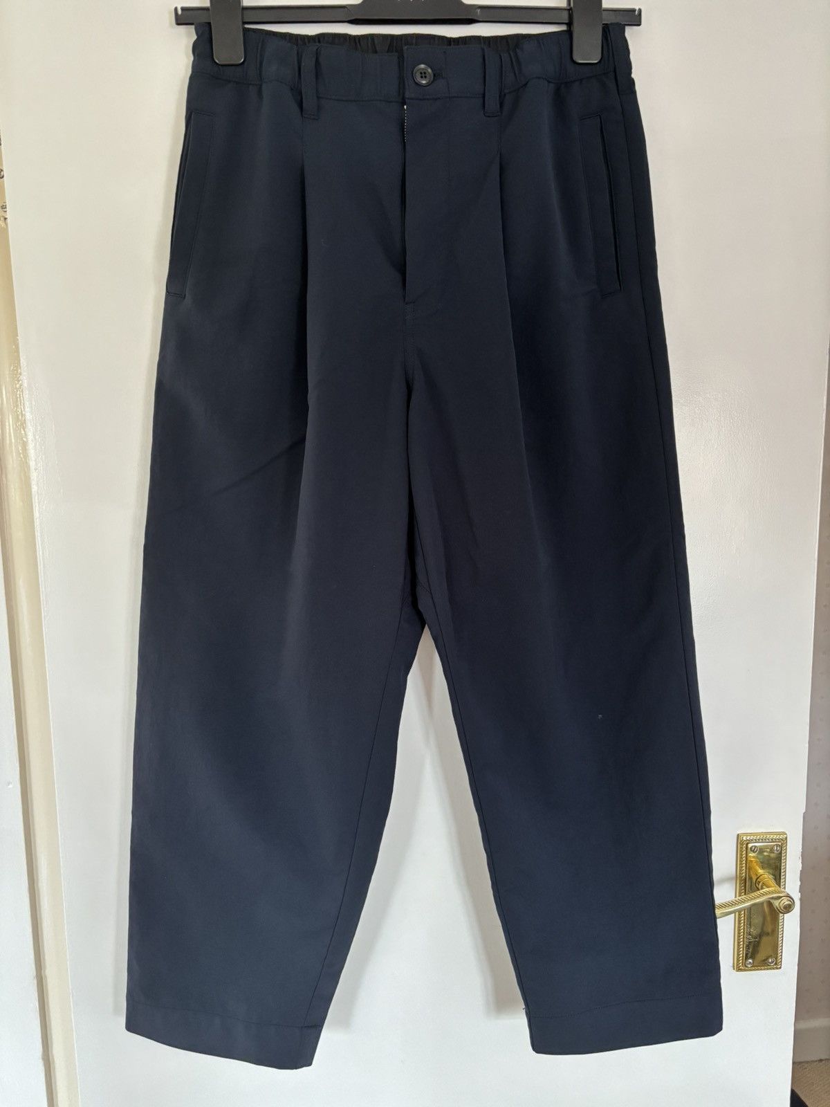 Nanamica Nanamica Alphadry Wide Easy Pants - Navy Size US 32 / EU 48 - 1 Thumbnail