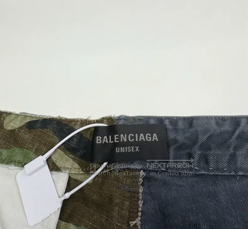 Balenciaga Balenciaga size M Camouflage Patchwork Destroyed Baggy Jea Size US 27 - 5 Thumbnail