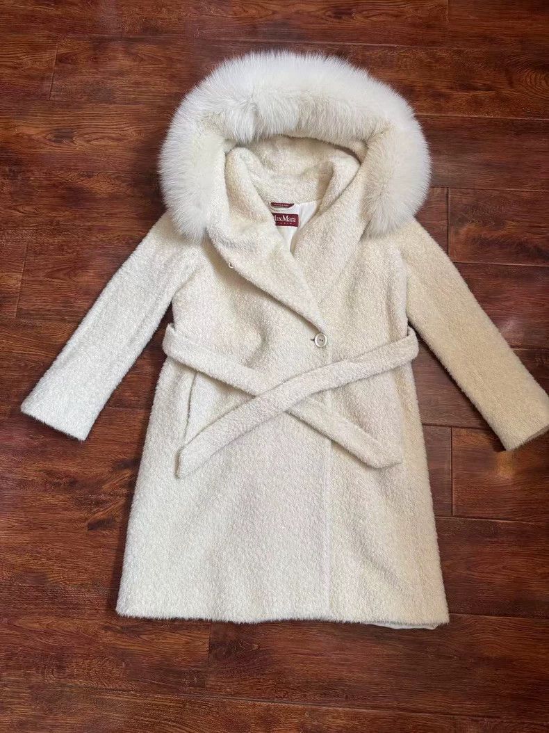 Max Mara Max Mara Studio cream coat Size S / US 4 / IT 40 - 1 Thumbnail