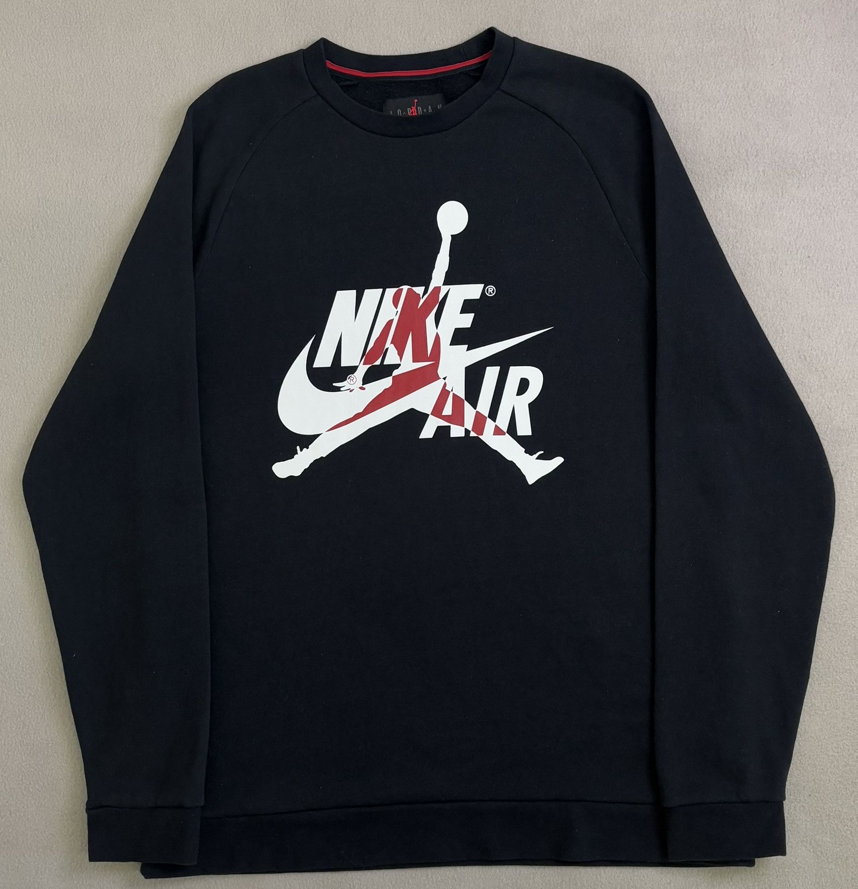 Jordan Brand × Nike Air Jordan Nike Black sweatshirt Big Logo size L Size US L / EU 52-54 / 3 - 5 Thumbnail
