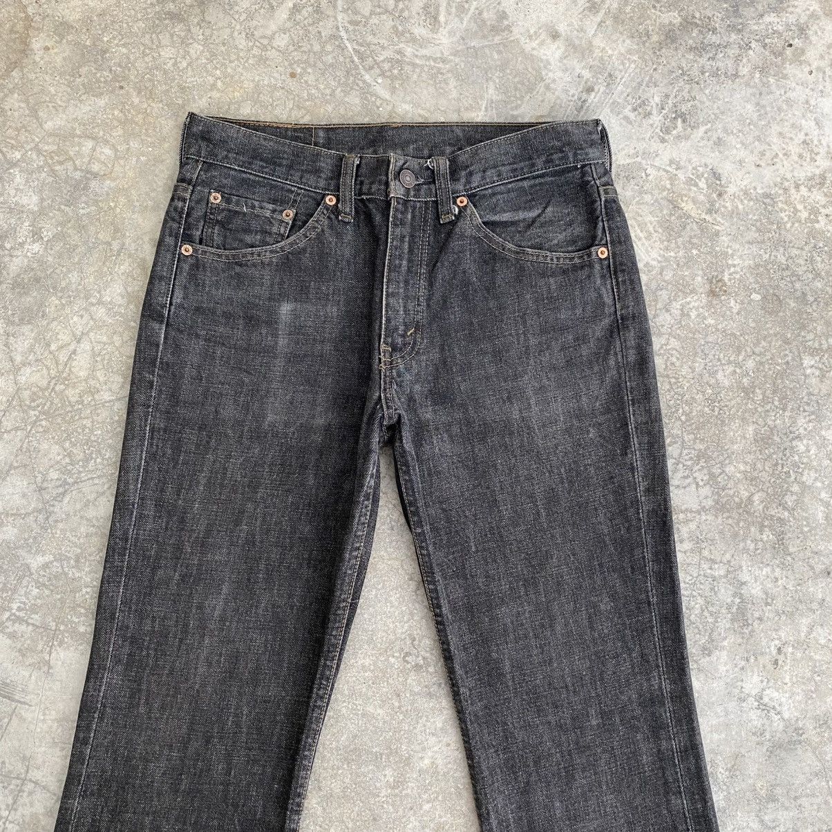Levi's Size 30x31 Vintage Early 2000’s Levis 517 Black Flared Jeans Size US 30 / EU 46 - 3 Thumbnail