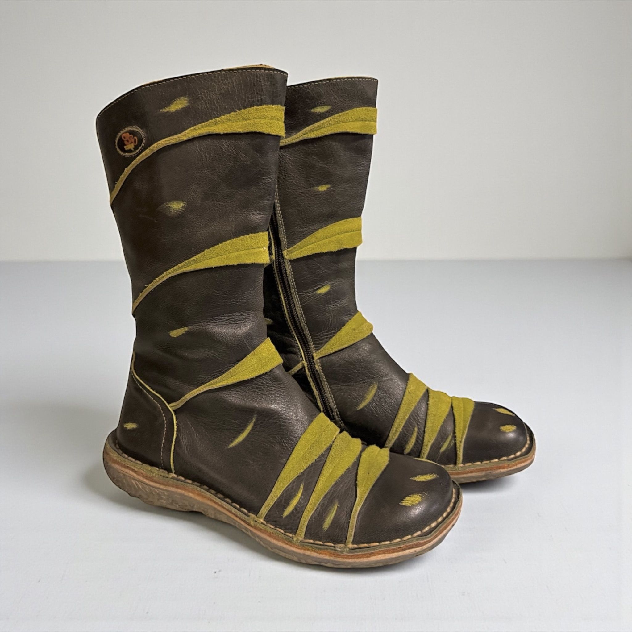 Other Ultra Rare EJECT Archive Vintage Leather Boots Size US 6.5 / IT 36.5 - 16 Thumbnail