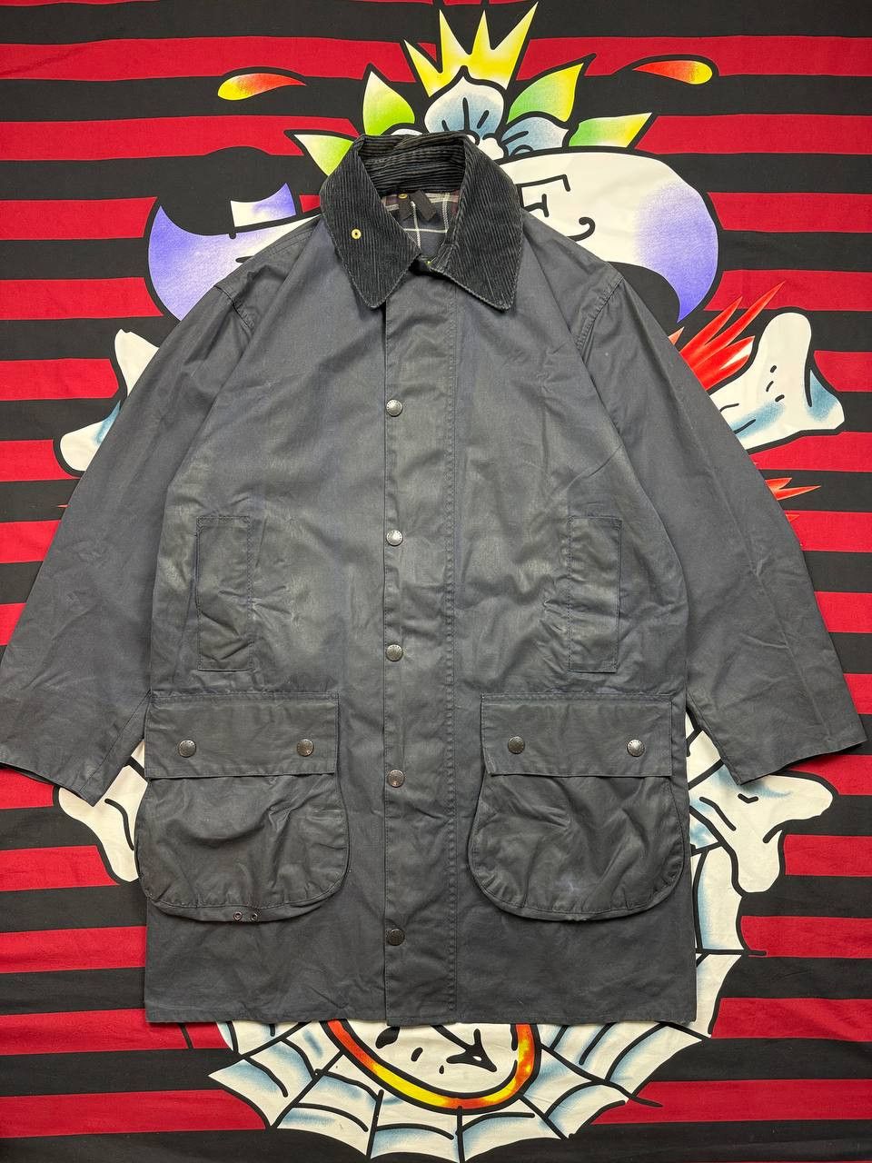Barbour Barbour Border Wax 00s raincoat jacket A205 Size C38 Size US S / EU 44-46 / 1 - 1 Thumbnail
