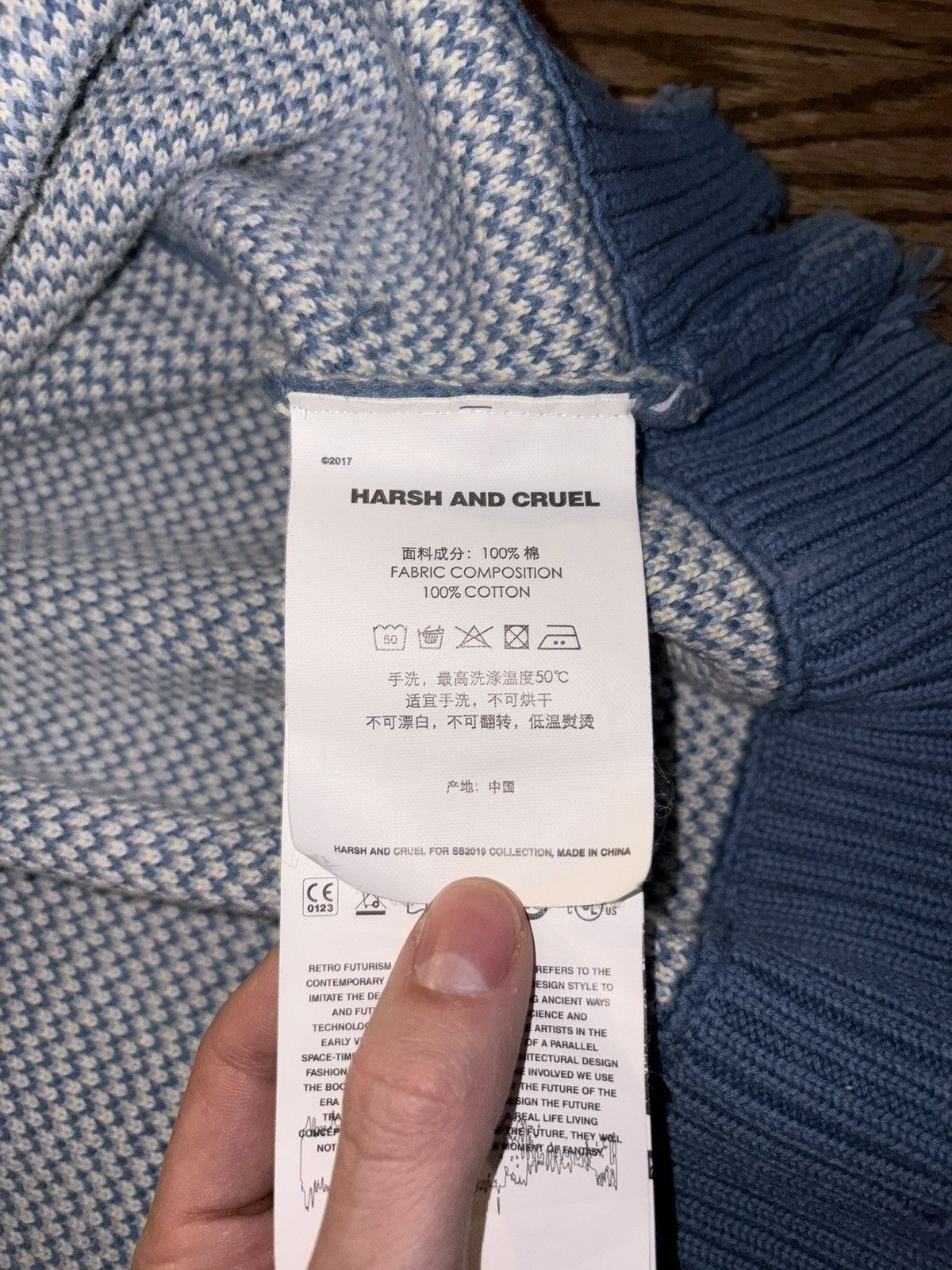 Harsh and Cruel Harsh And Cruel Blue Sky Sweater Size US M / EU 48-50 / 2 - 5 Thumbnail