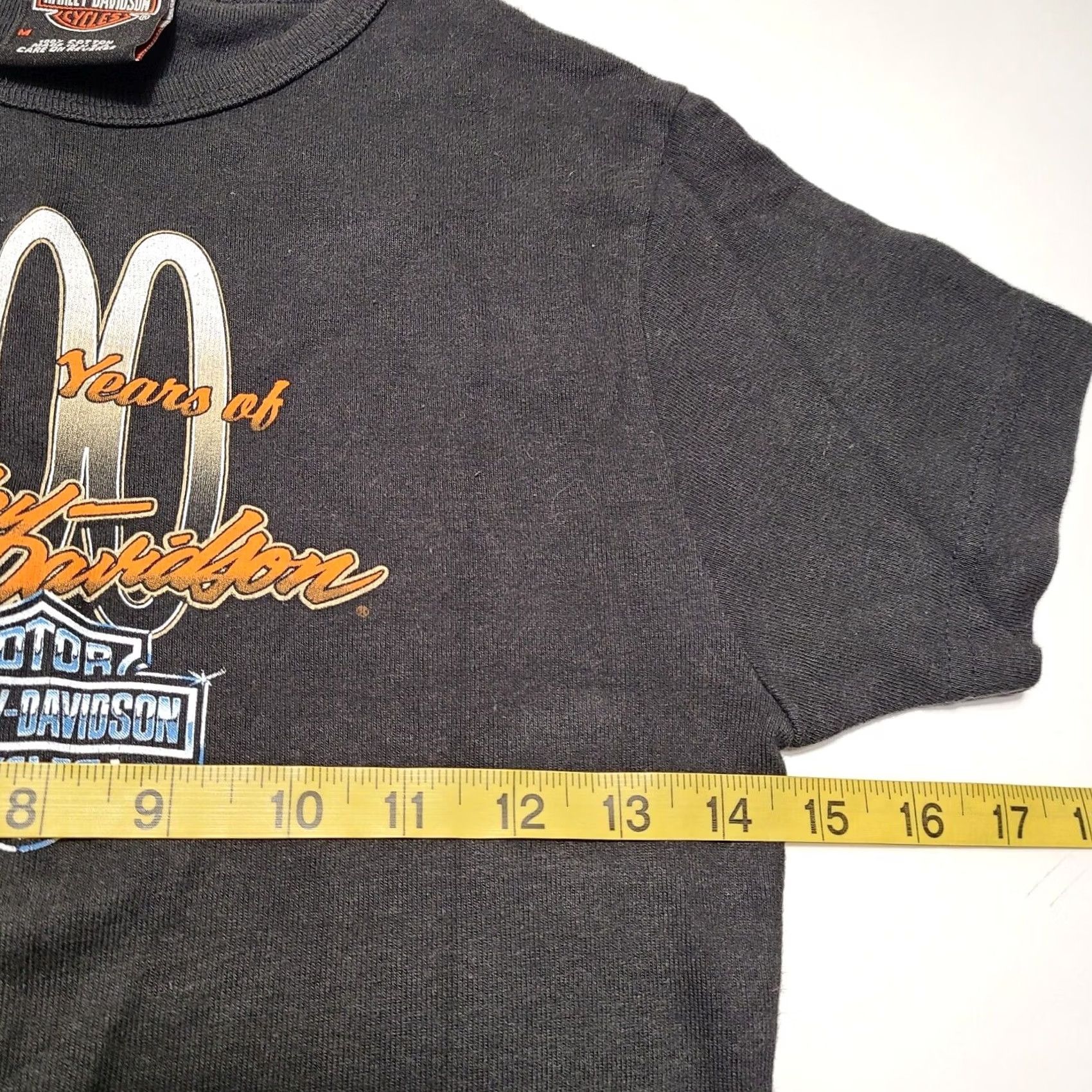 Harley Davidson VINTAGE Harley-Davidson Motorcycles 100 Year Anniversary T-Shirt Top USA Women's Medium Size M / US 6-8 / IT 42-44 - 8 Thumbnail