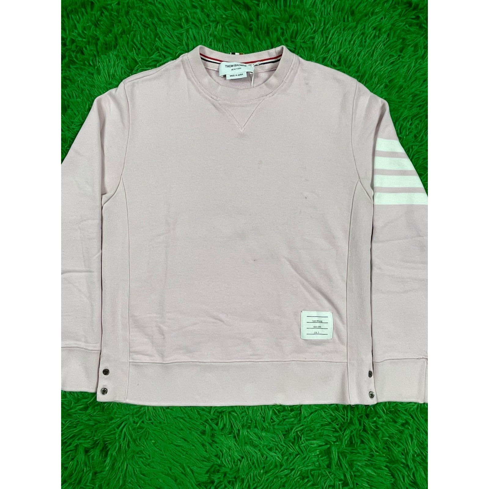 Thom Browne Thom Browne Crewneck Pink 3 Used Size XS / US 0-2 / IT 36-38 - 1 Thumbnail