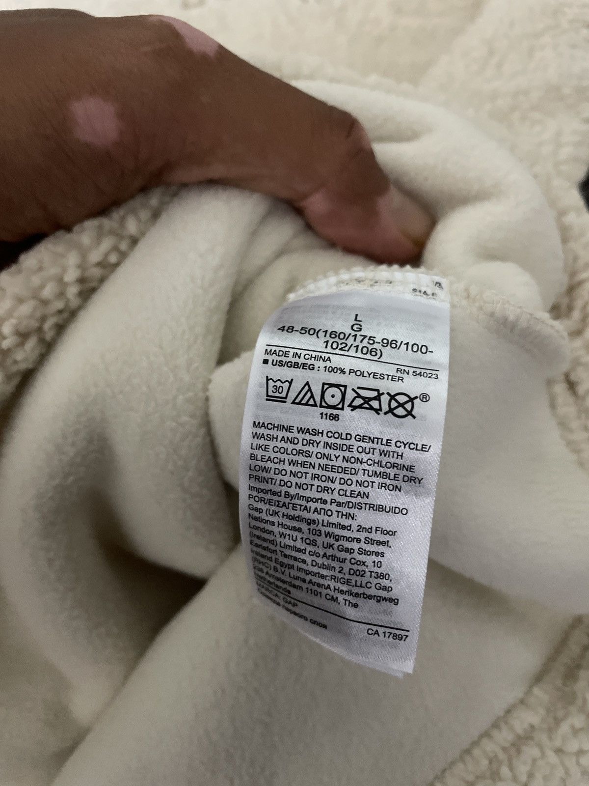 Gap Gap Fleece Sidetape Logo Size US L / EU 52-54 / 3 - 6 Thumbnail