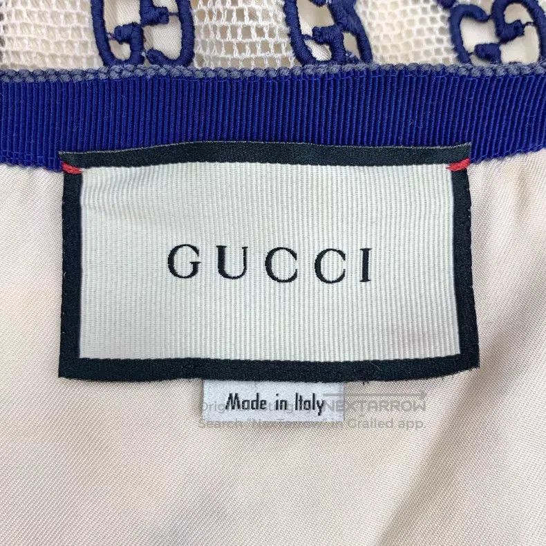 Gucci Gucci Color-blocked mesh logo jacquad full print cotton si Size S / US 4 / IT 40 - 5 Thumbnail