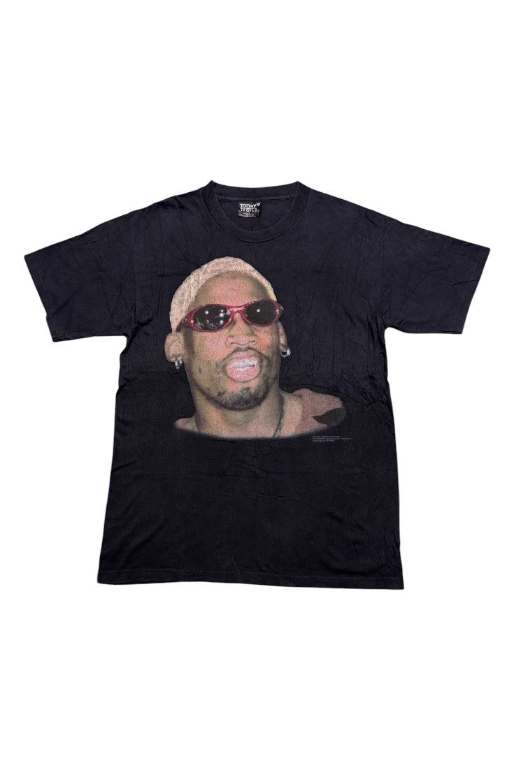 Rap Tees Vintage 90s dennis rodman big face tshirt Size US L / EU 52-54 / 3 - 1 Thumbnail
