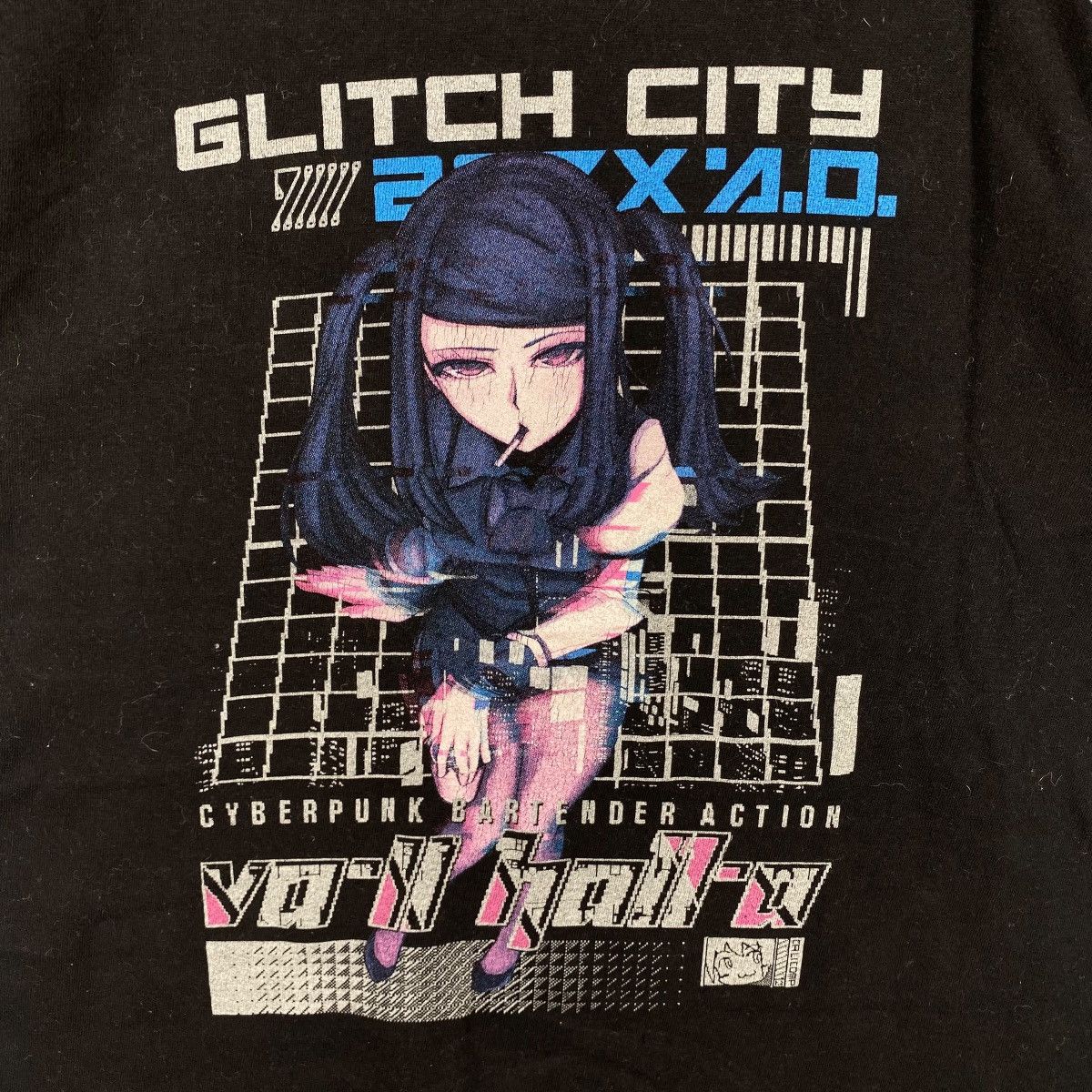 Japanese Brand CYBERPUNK BARTENDER ACTION VA-11 Hall-A Graphic Game Tee Size US M / EU 48-50 / 2 - 2 Thumbnail