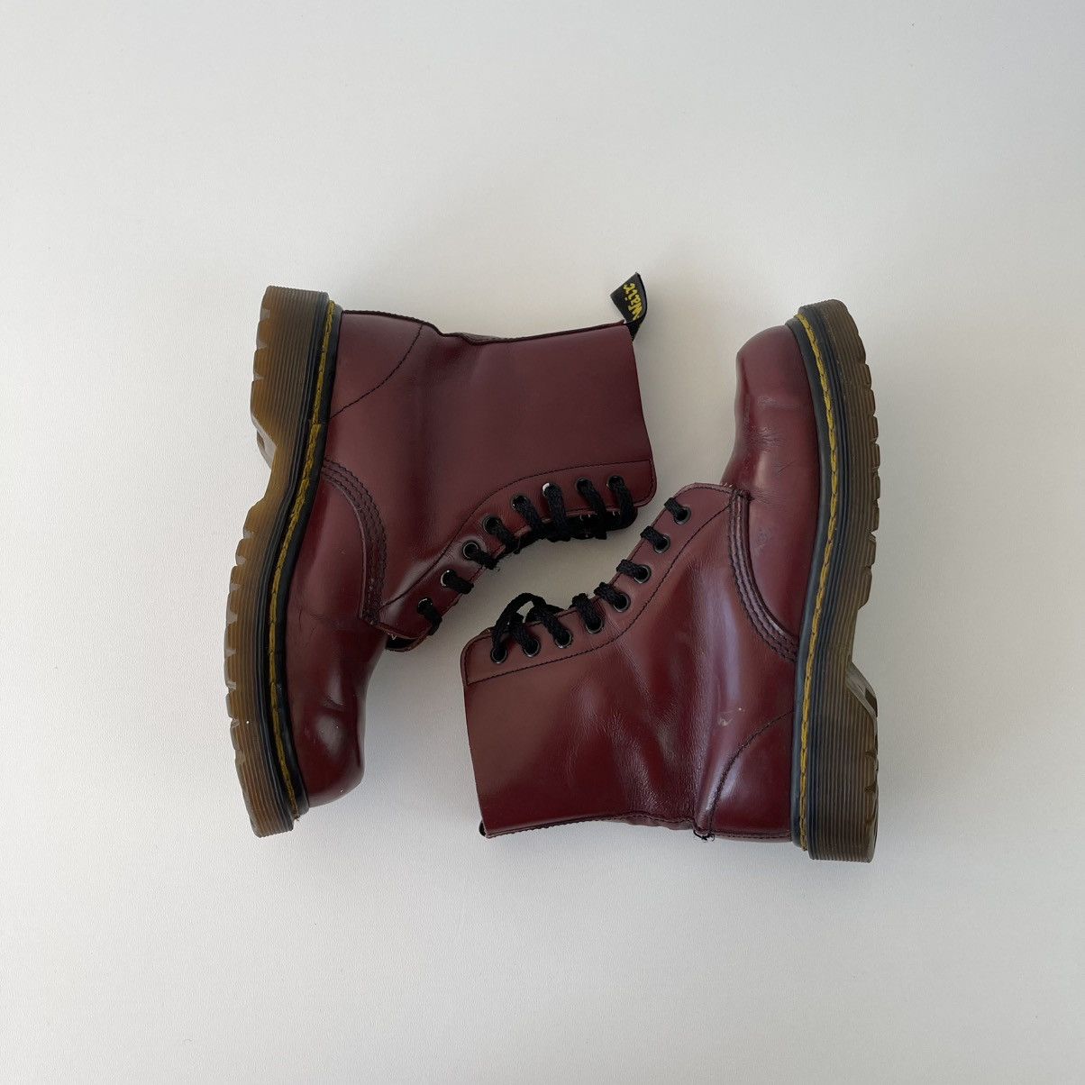 Dr. Martens Dr.Martens 1460 80’s Vintage Boots Cherry Red Made England Size US 6.5 / IT 36.5 - 7 Thumbnail