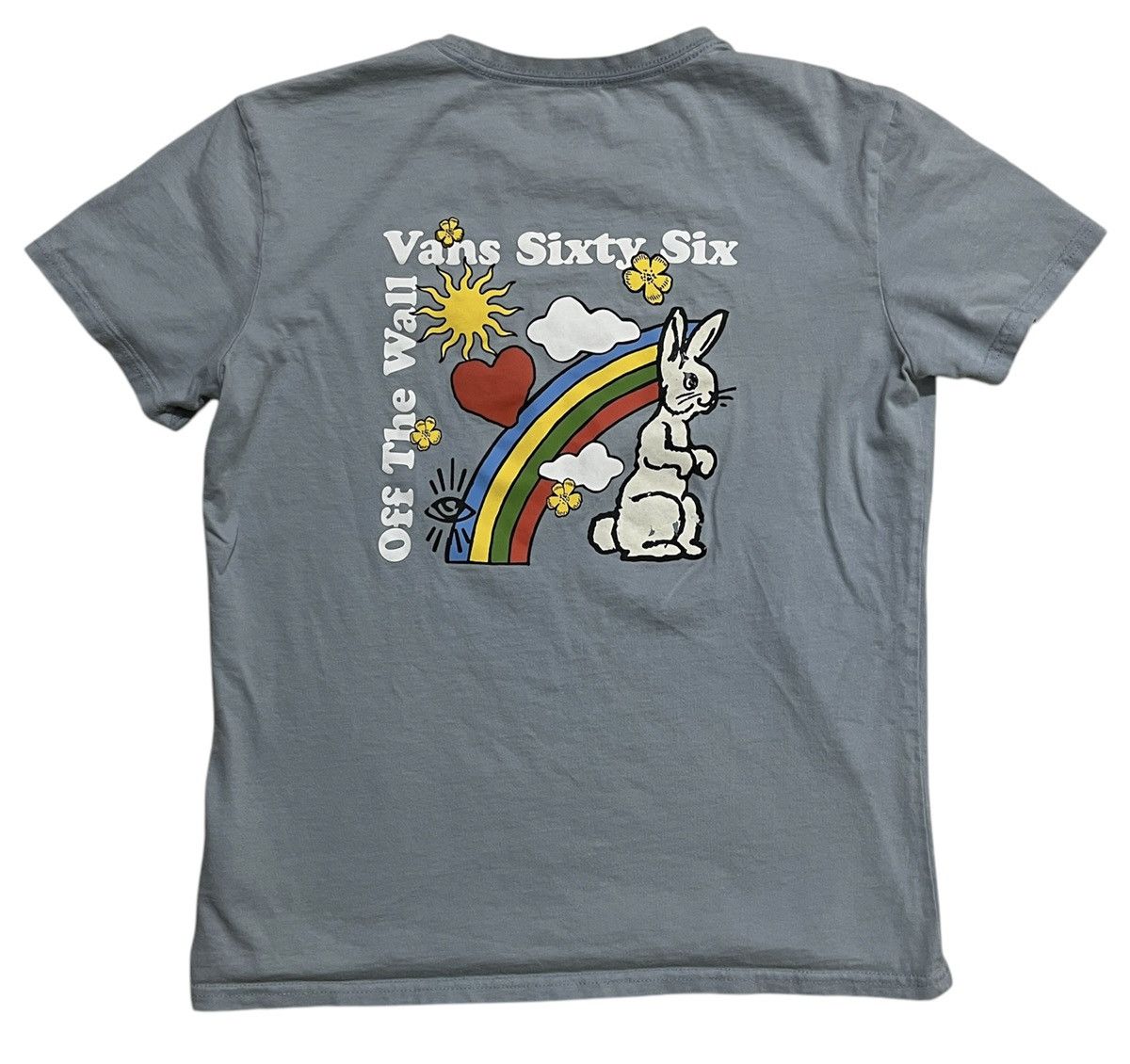 Vans Vans of The Wall Rabbit Rainbow T Shirt Size S / US 4 / IT 40 - 1 Thumbnail
