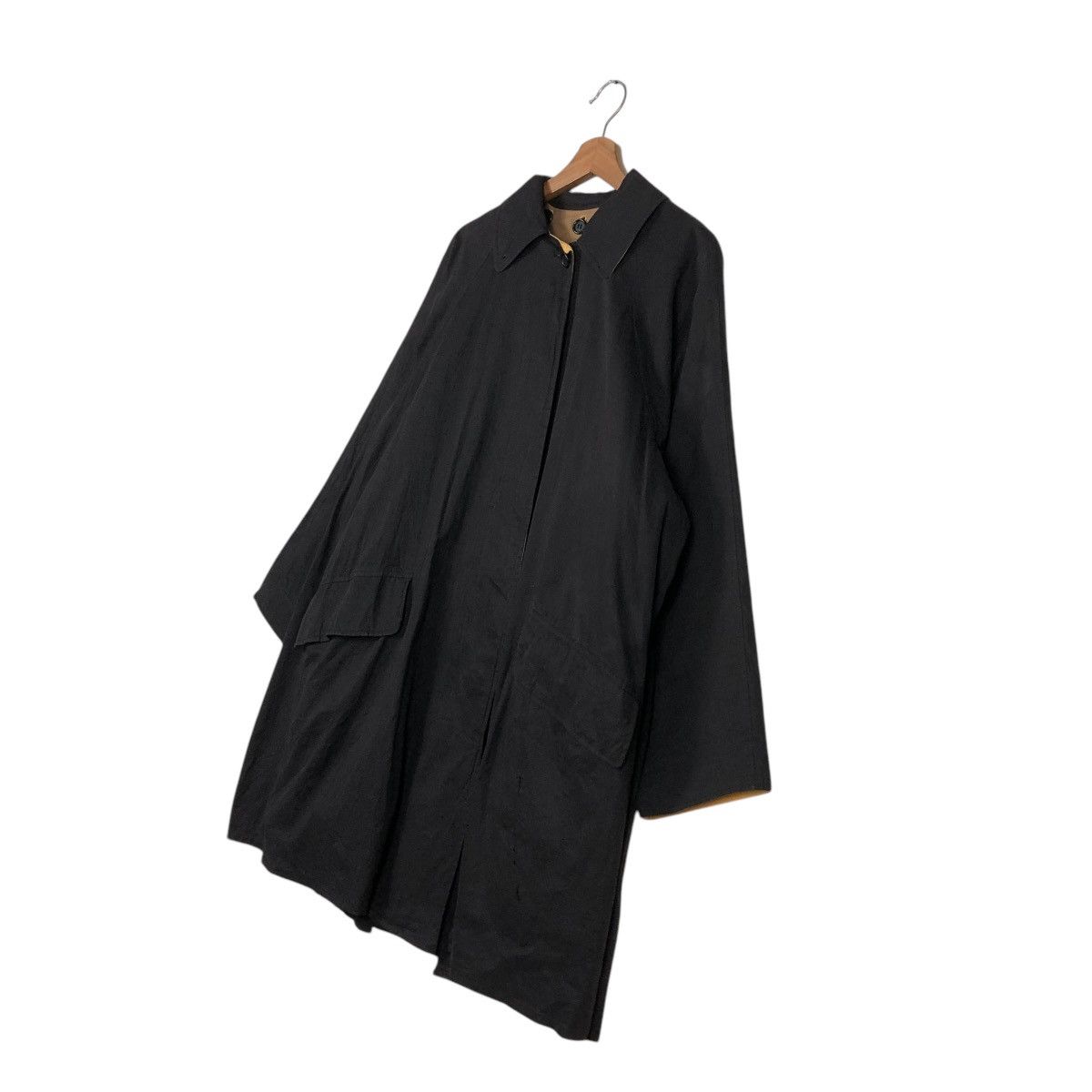 Burberry 🔥RICH BLACK VINTAGE WAX LONG JACKET BURBERRYS Size US M / EU 48-50 / 2 - 5 Thumbnail