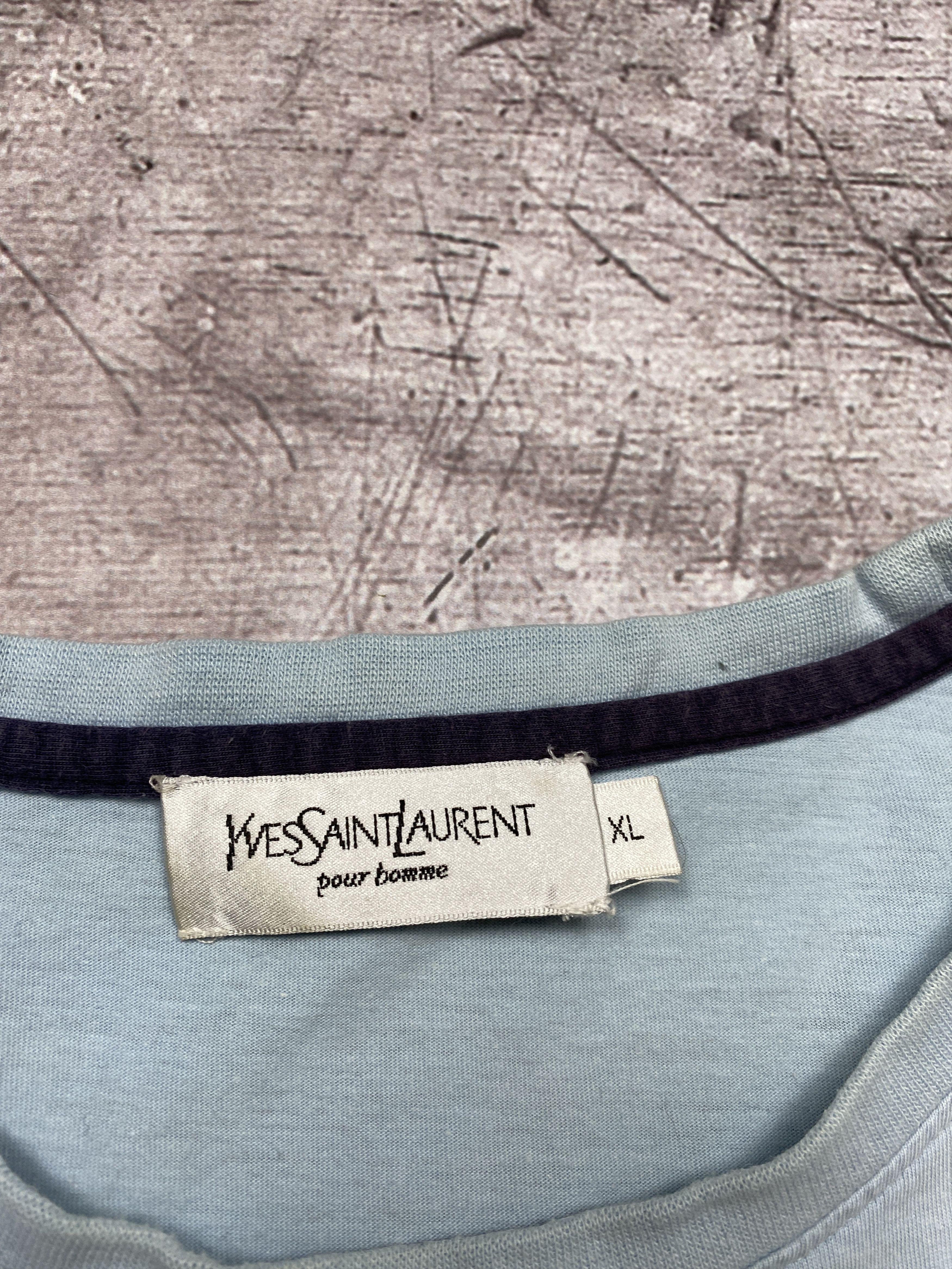 Yves Saint Laurent Yves Saint Laurent vintage t-shirt YSL Size US XL / EU 56 / 4 - 6 Thumbnail