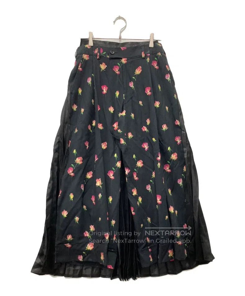 Junya Watanabe Junya Watanabe size XS Floral Pleated Skirt Size 23" - 1 Thumbnail