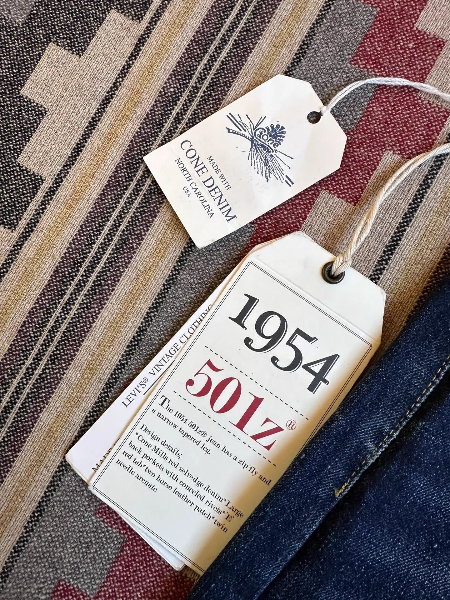 Levi's Levi's LVC 1954 501ZXX 50154-0053 Vintage Raw Selvedge 501 Size US 30 / EU 46 - 8 Thumbnail