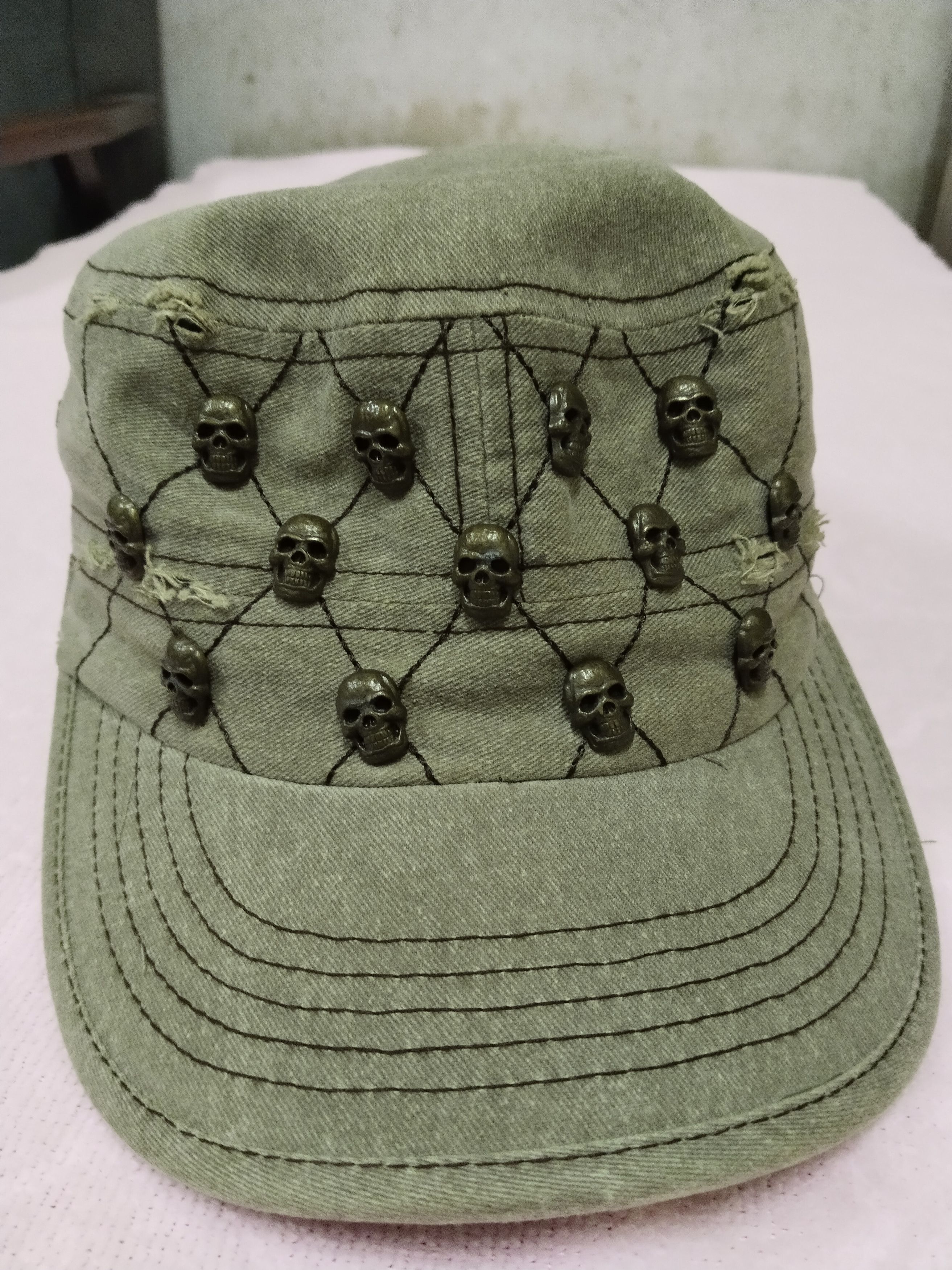 Scully CADET MILITARY SKULL KOREA EGOIST HAT Size ONE SIZE - 2 Thumbnail