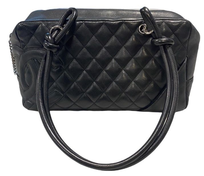image of Chanel Cambon Ligne Shoulder Bag in Black, Women's