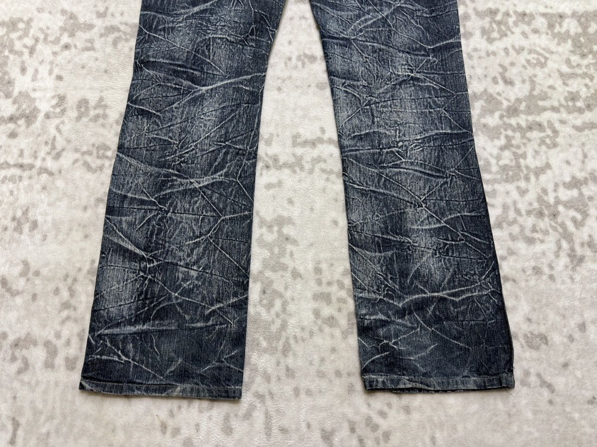 Hysteric Glamour Vintage Exit Lightning Wash Straight Y2K Poem Denim Jeans Size US 29 - 13 Thumbnail