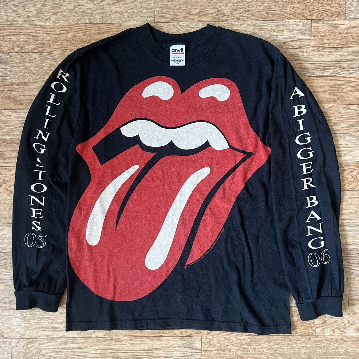 The Rolling Stones × Vintage Rolling Stone 2005 Long Sleeve T