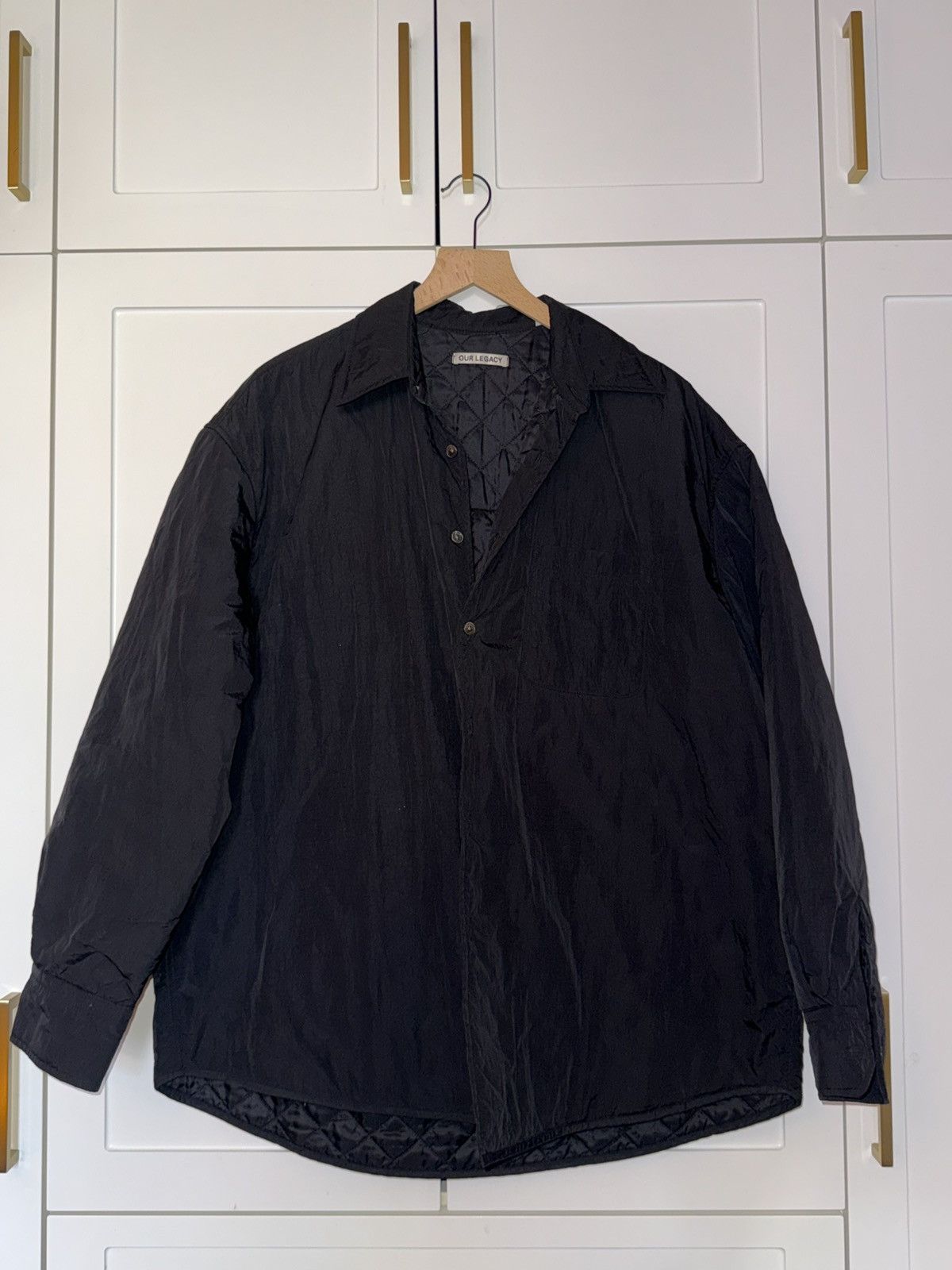 Our Legacy Our Legacy Tech Borrowed Jacket Padded Black Size US S / EU 44-46 / 1 - 1 Thumbnail